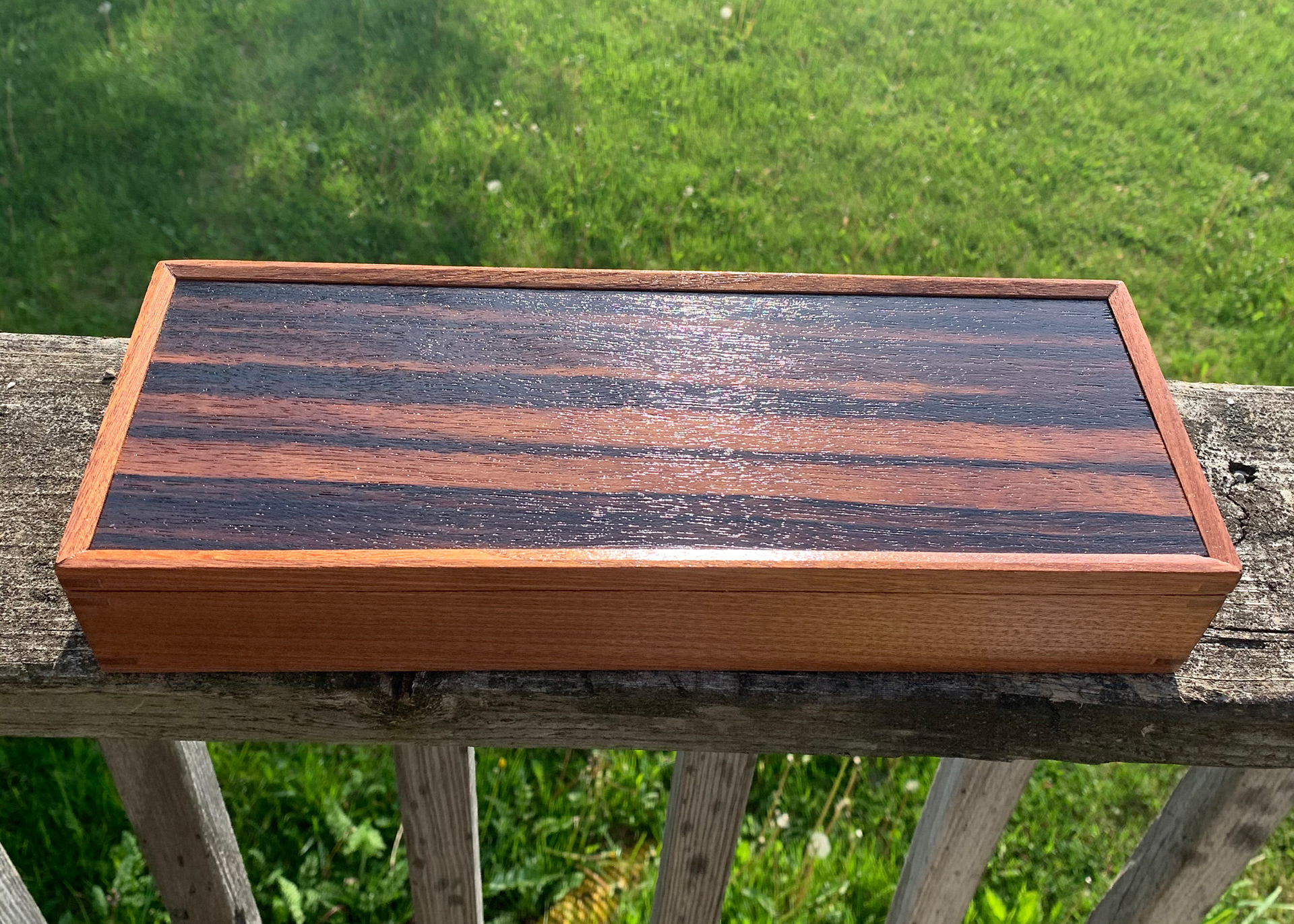 Flat Sawn Sapele and Macassar Ebony