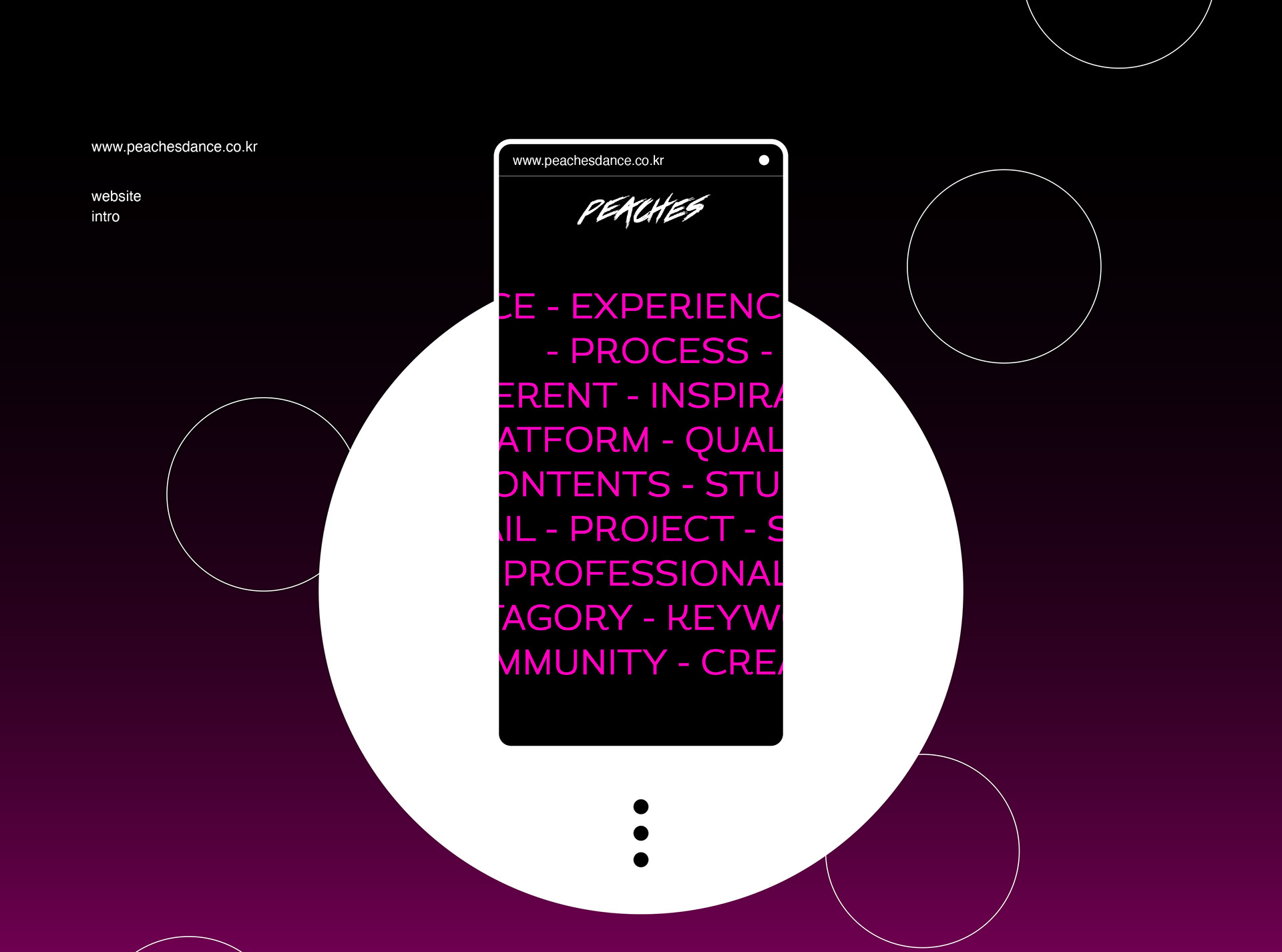 The Flowerway Creative Design Company 주식회사 꽃길 Peaches Dance Studio