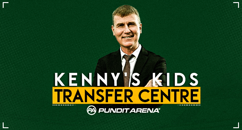 Graphic created for Kenny's Kids and Pundit Arena's Transfer Centre series in 2022. This graphic was used throughout the summer to track the transfers of Irish football players across the world. 