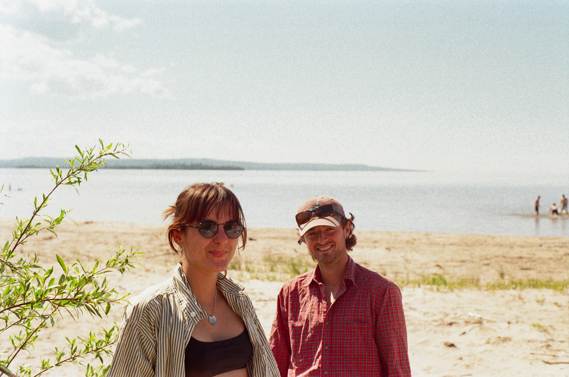 Emma and Jackson at Lesser Slave Lake