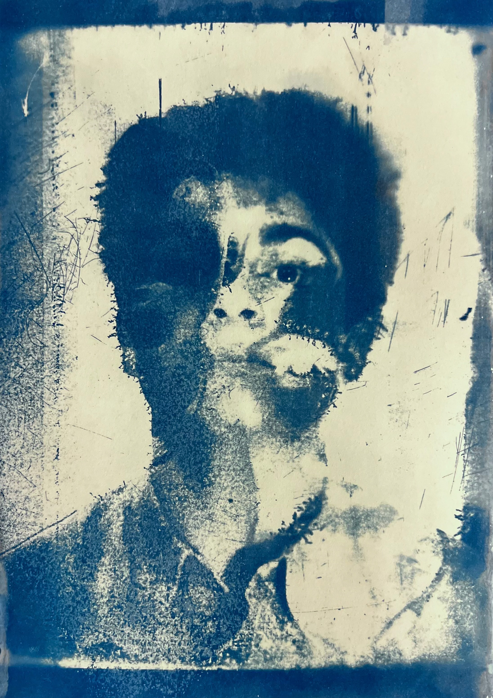 Castiglione. C (2024). Cyanotype. 14.85 x 21cm