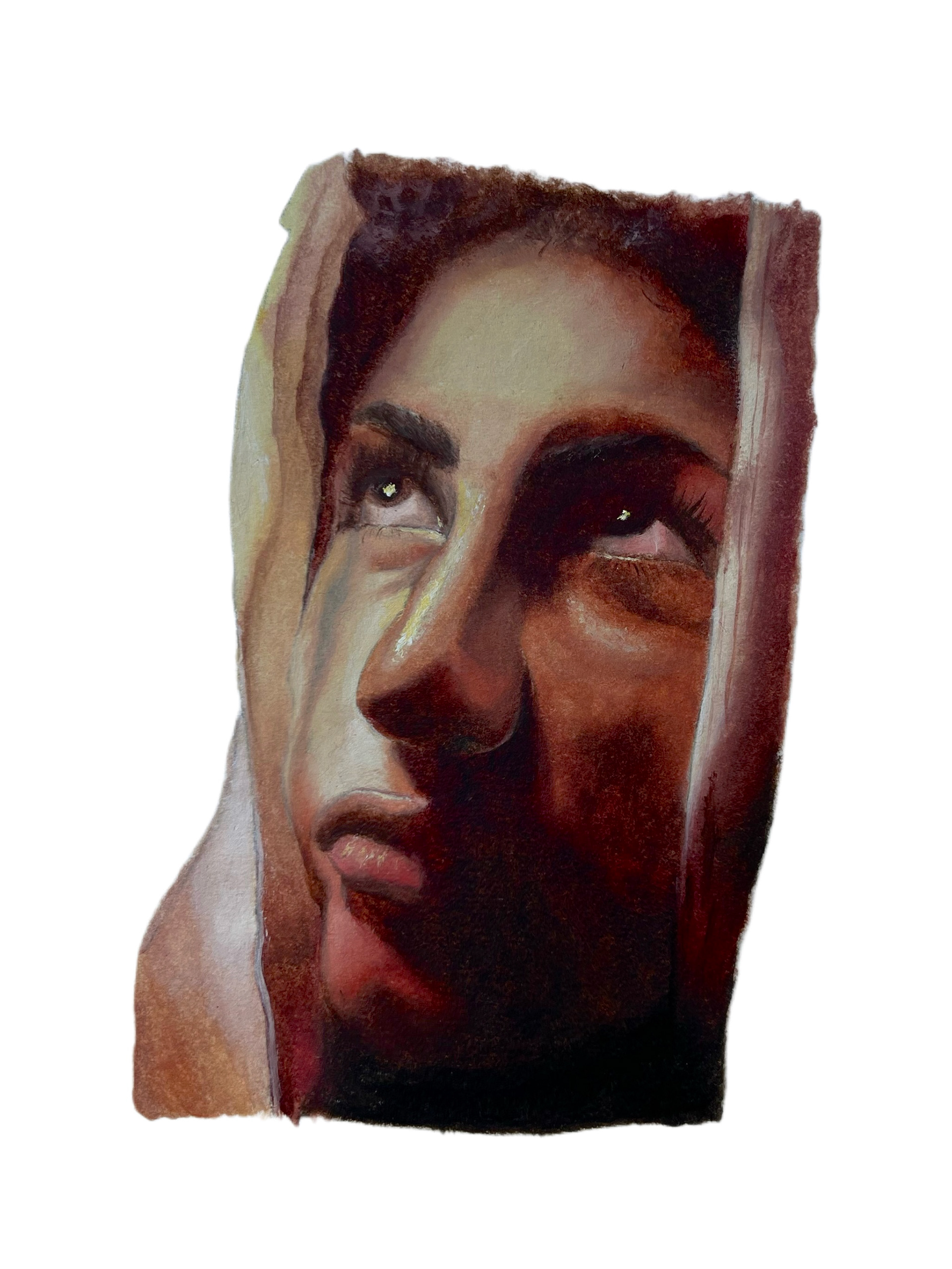 Castiglione. C. 'Benedicta Sorella' 2024. Oil on Cartridge Paper, 22x31cm