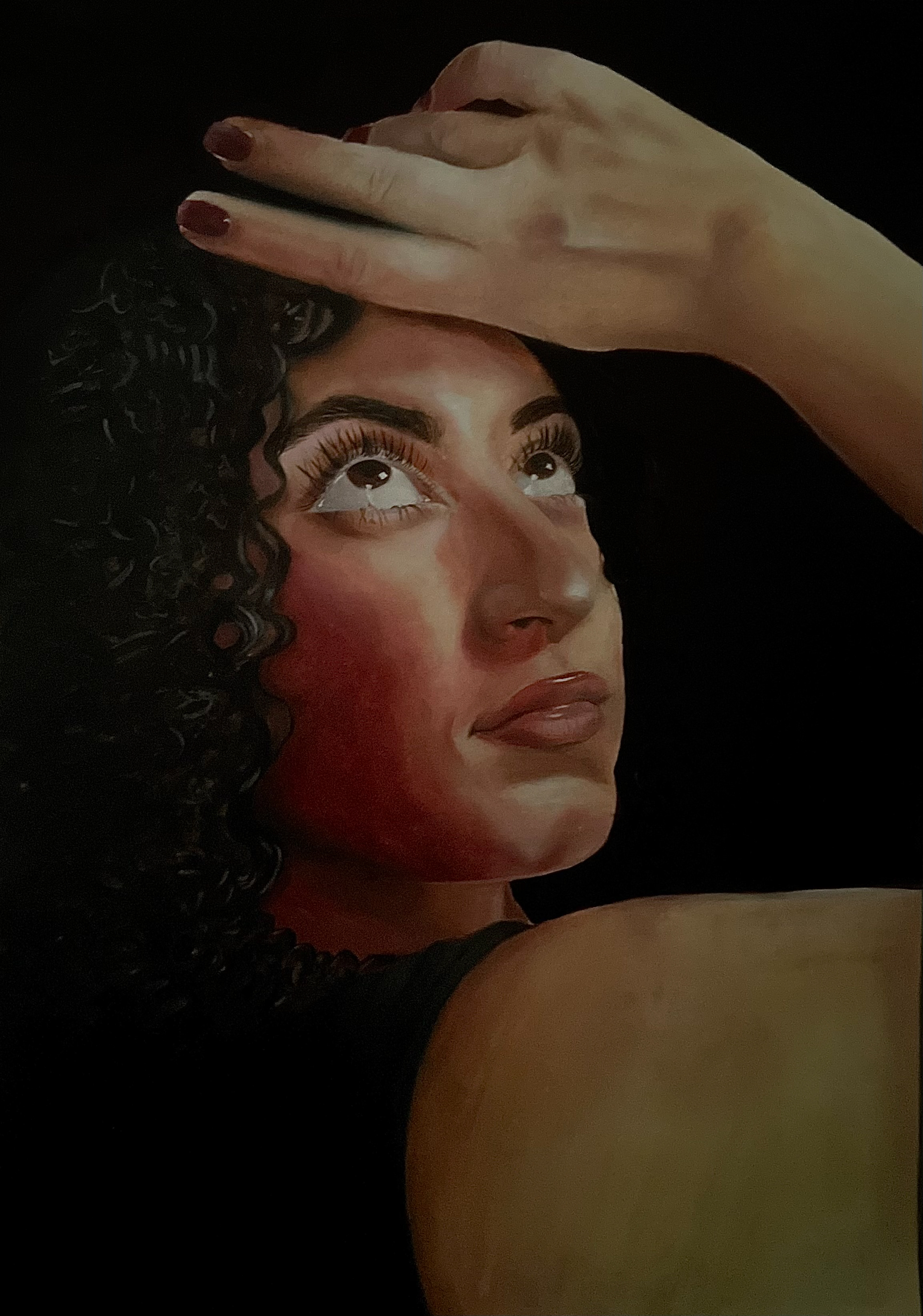 Castiglione. C. 'Duality' 2024. Oil on Cartridge Paper, 21x30cm
