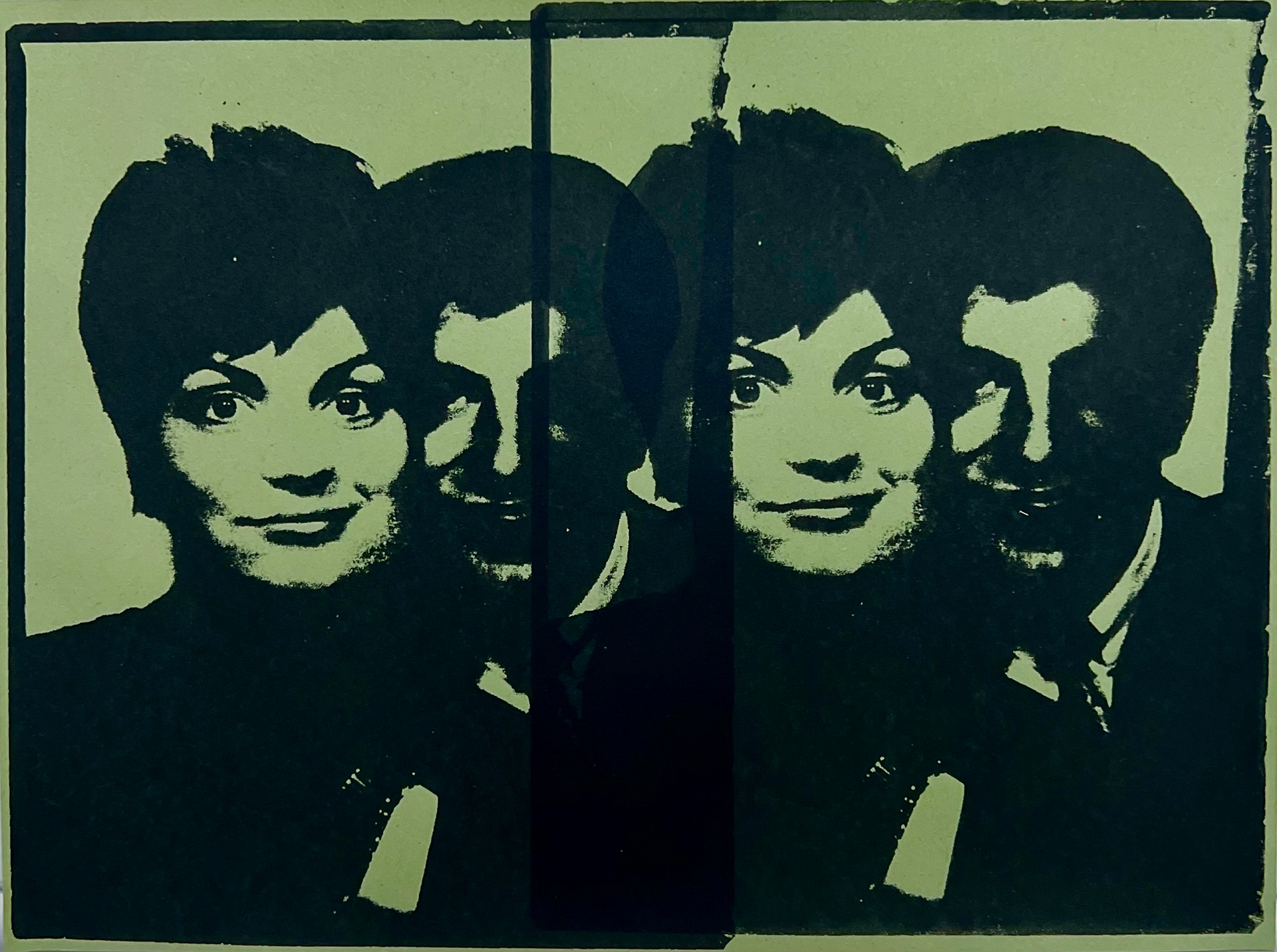 All (3) Castiglione. C 'Intertwined', 2023, photo screenprint on coloured sugar paper. 29.7 x 42 cm