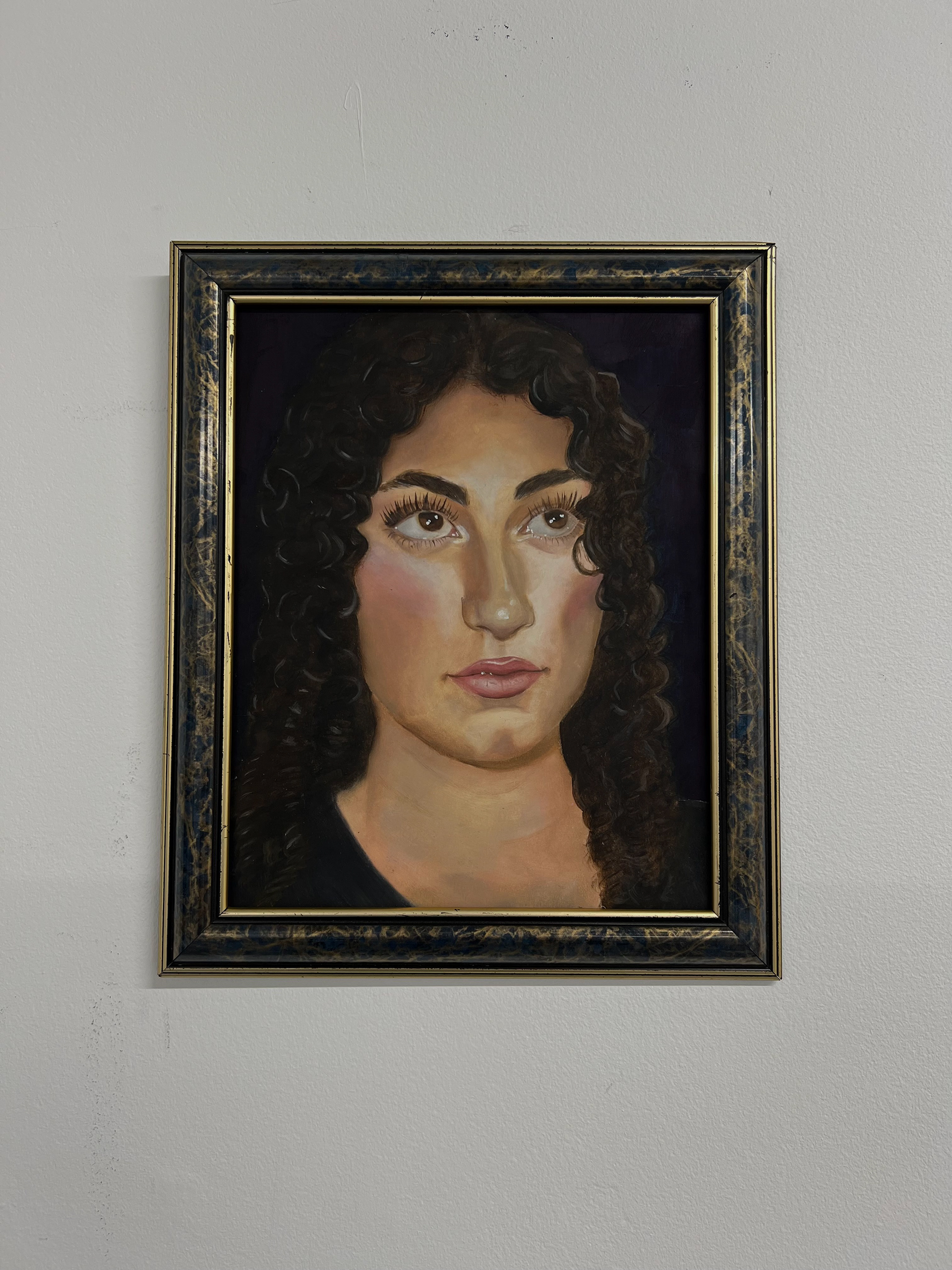 Castiglione. C. 2024. Oil on Cartridge Paper in Frame, 24x33cm