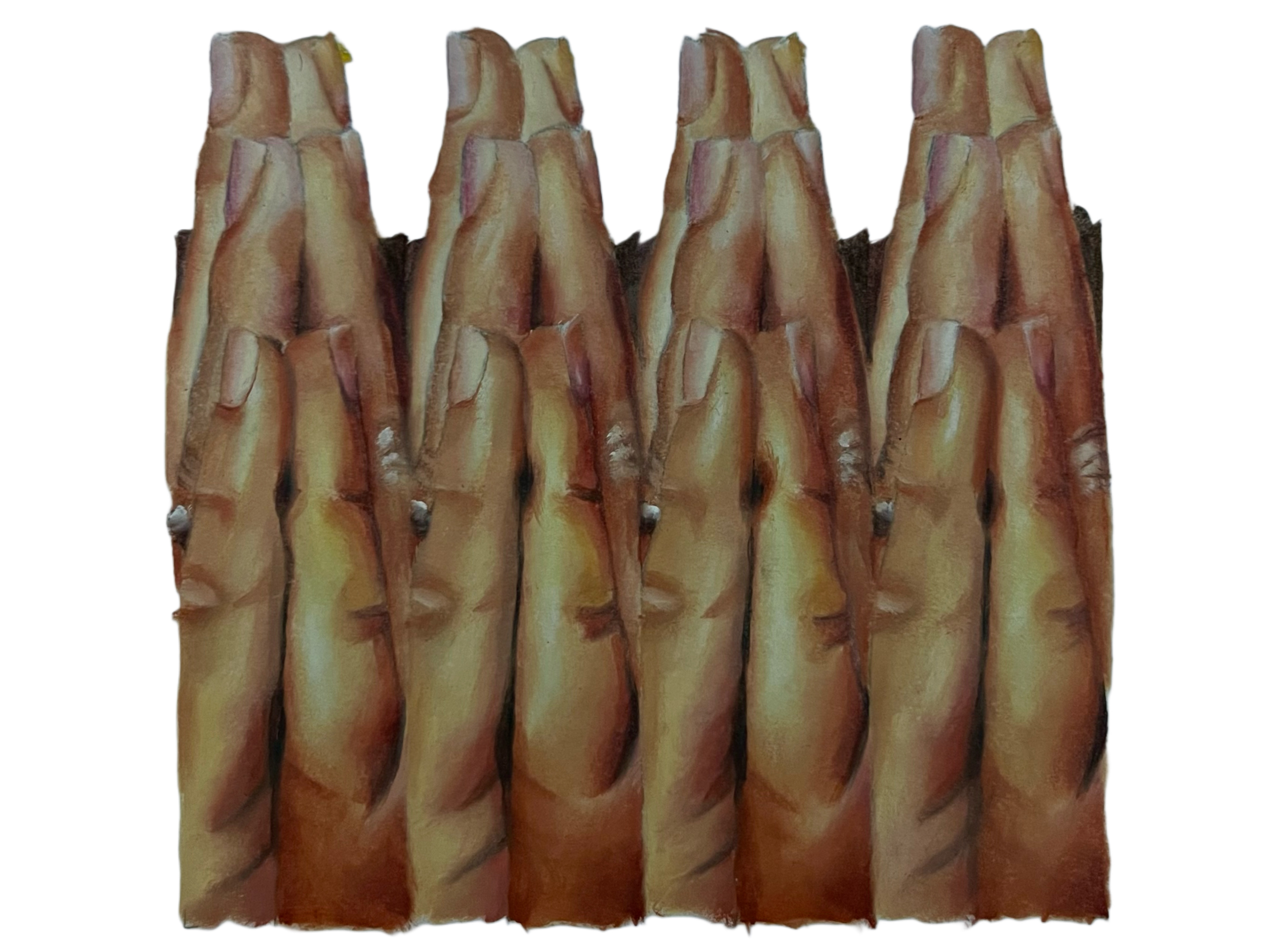 Castiglione. C. 'Sacred Repetition'. 2024. Oil on Cartridge Paper, 29.7x42cm