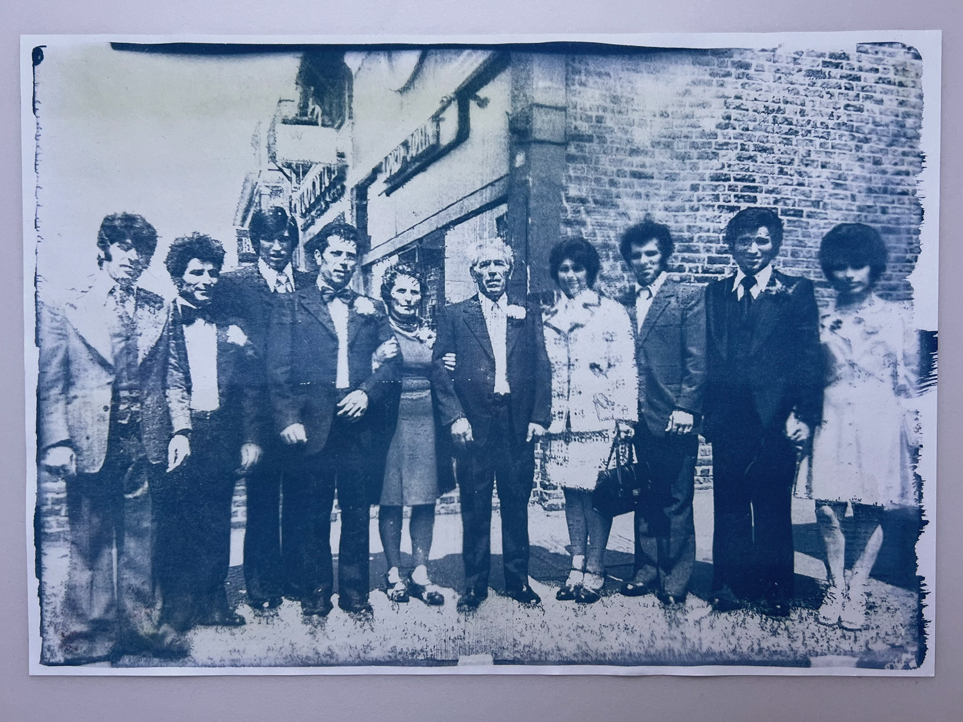 Castiglione. C (2024), Cyanotype Print on paper, 23 x 31.6 cm