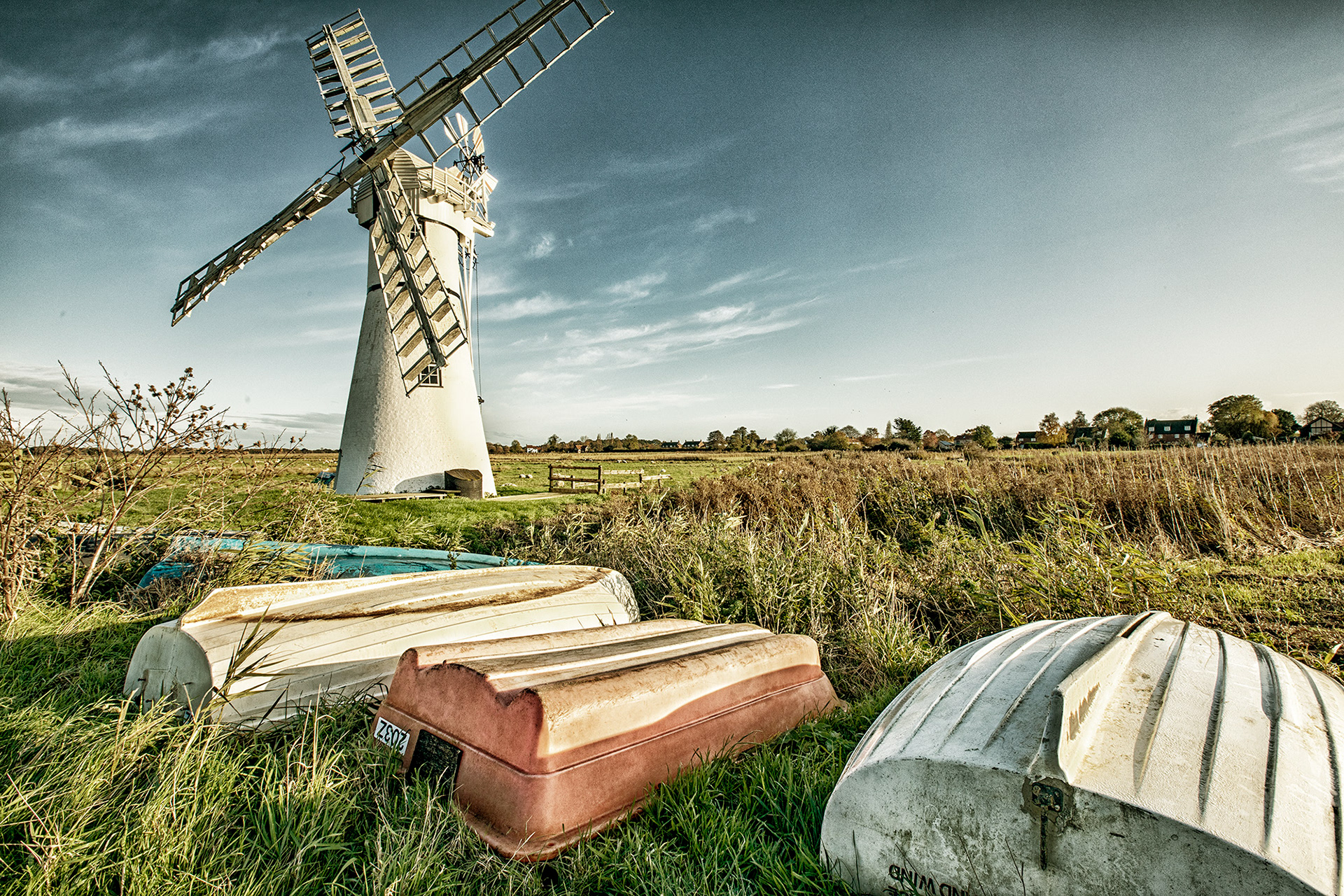 Thurne Water Pump - River Thurne - Norfolk