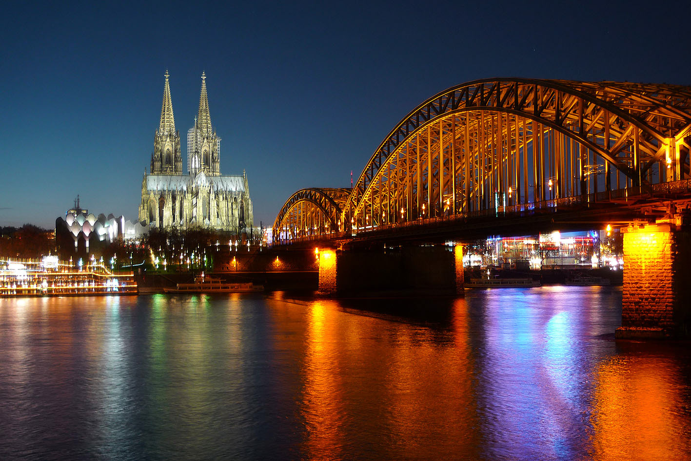 Hohenzollern Bridge and Cathedral - Cologne