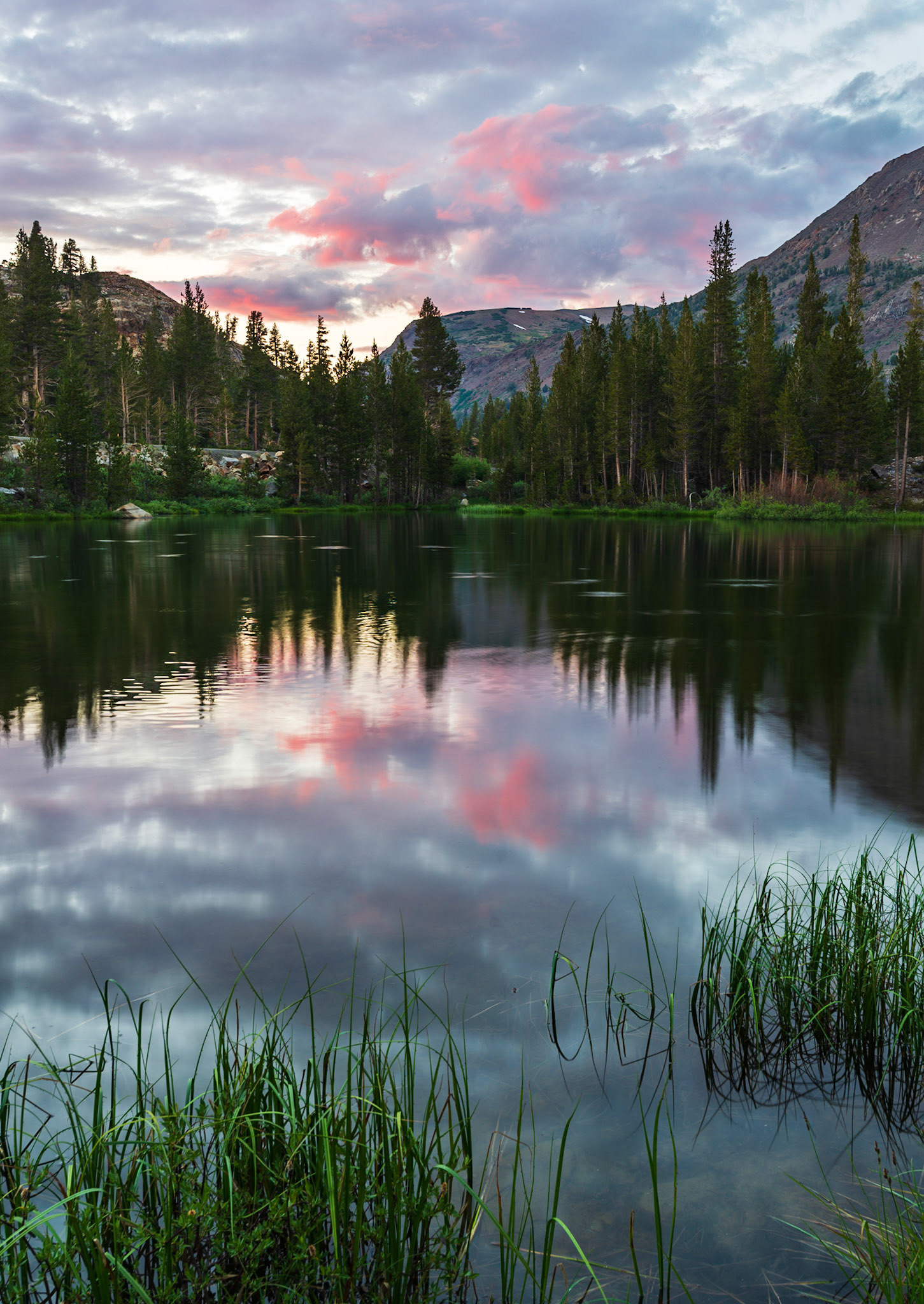 Tioga Lake Sunset