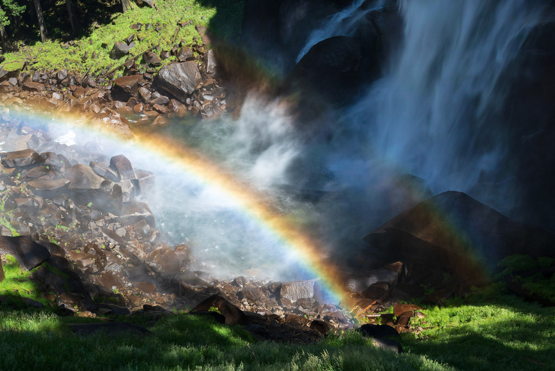 Vernal Falls Rainbow, Yosemite NP 2018