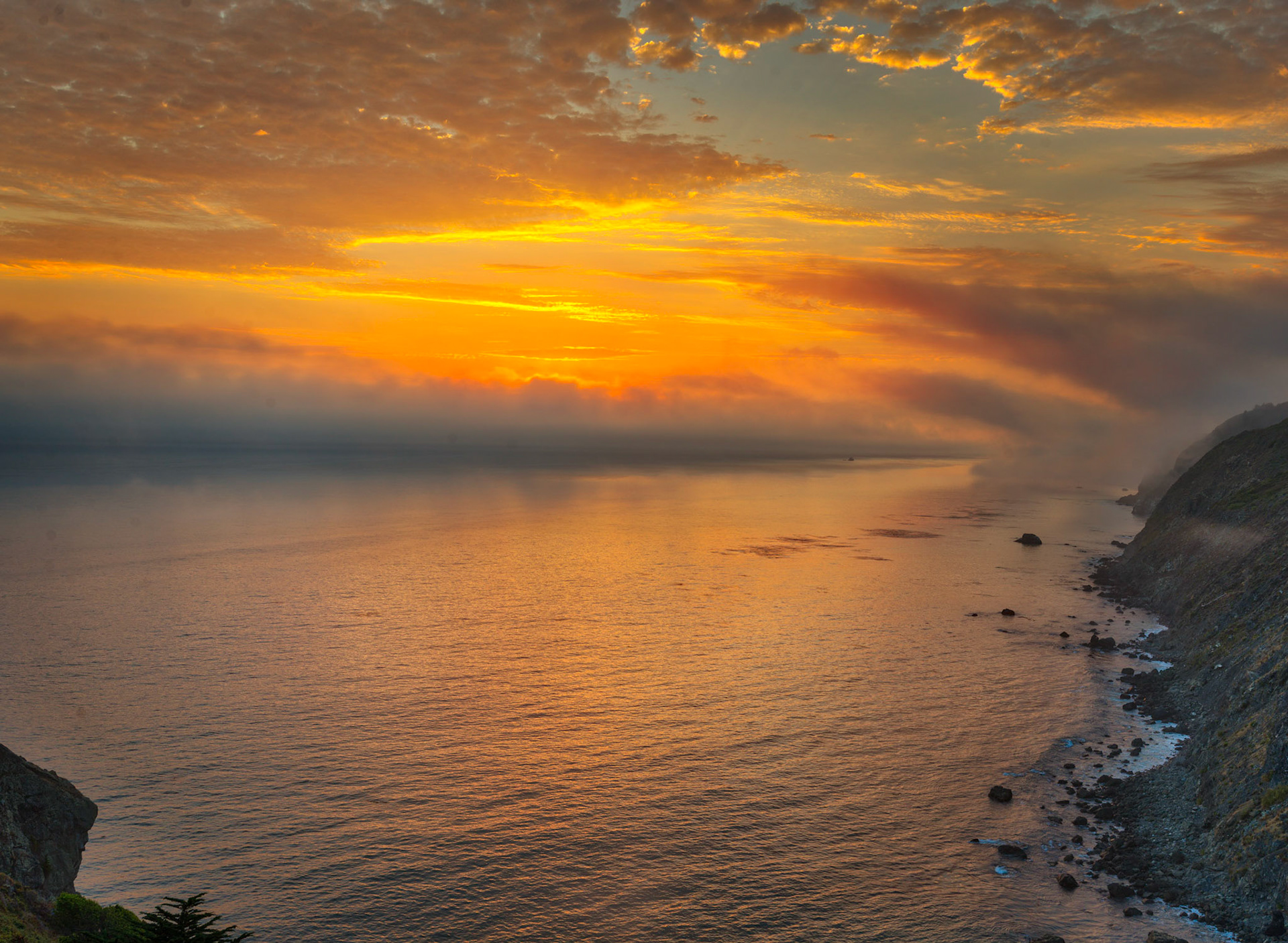 Ragged Point Sunset, 2017