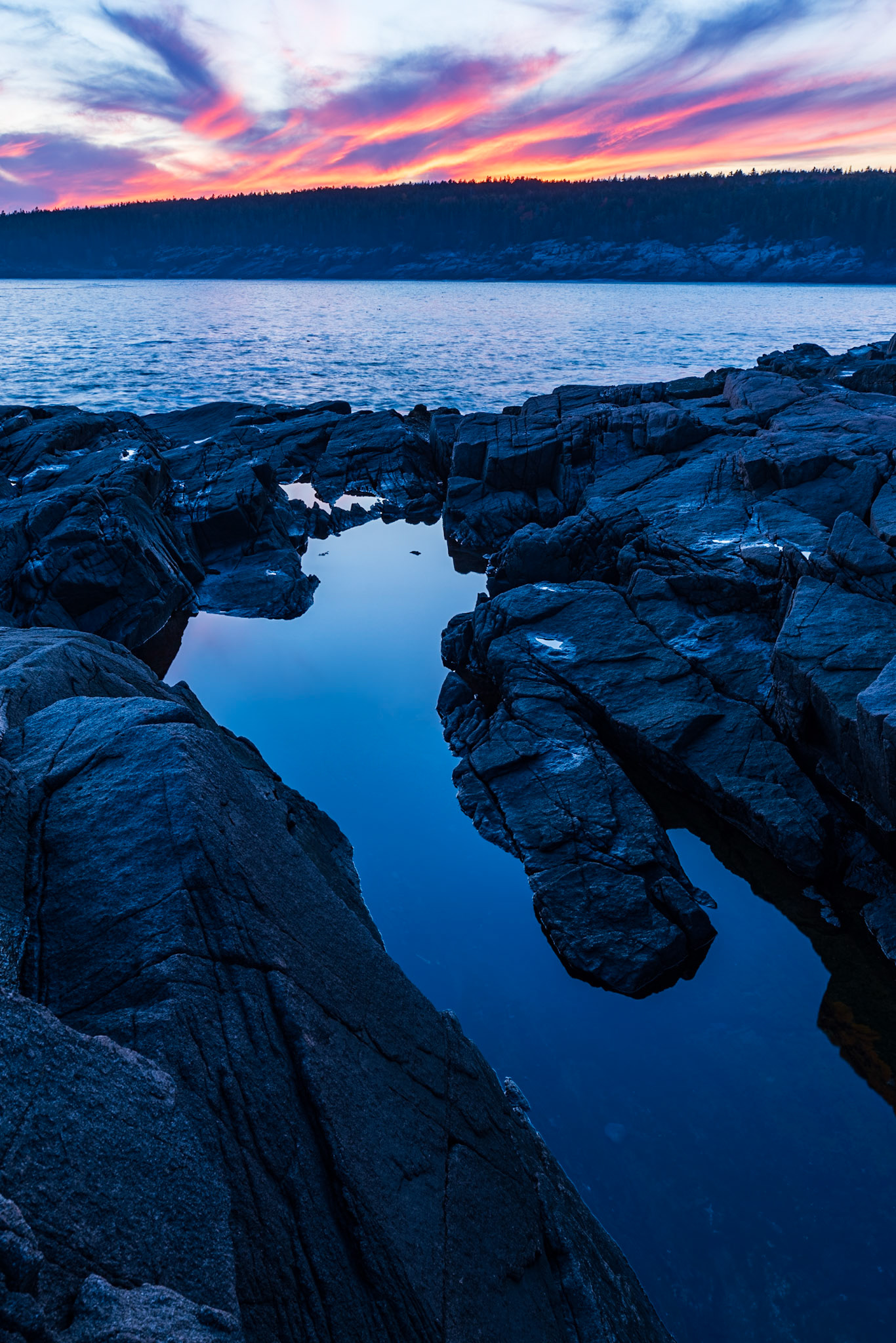 Otter Cliffs Sunset