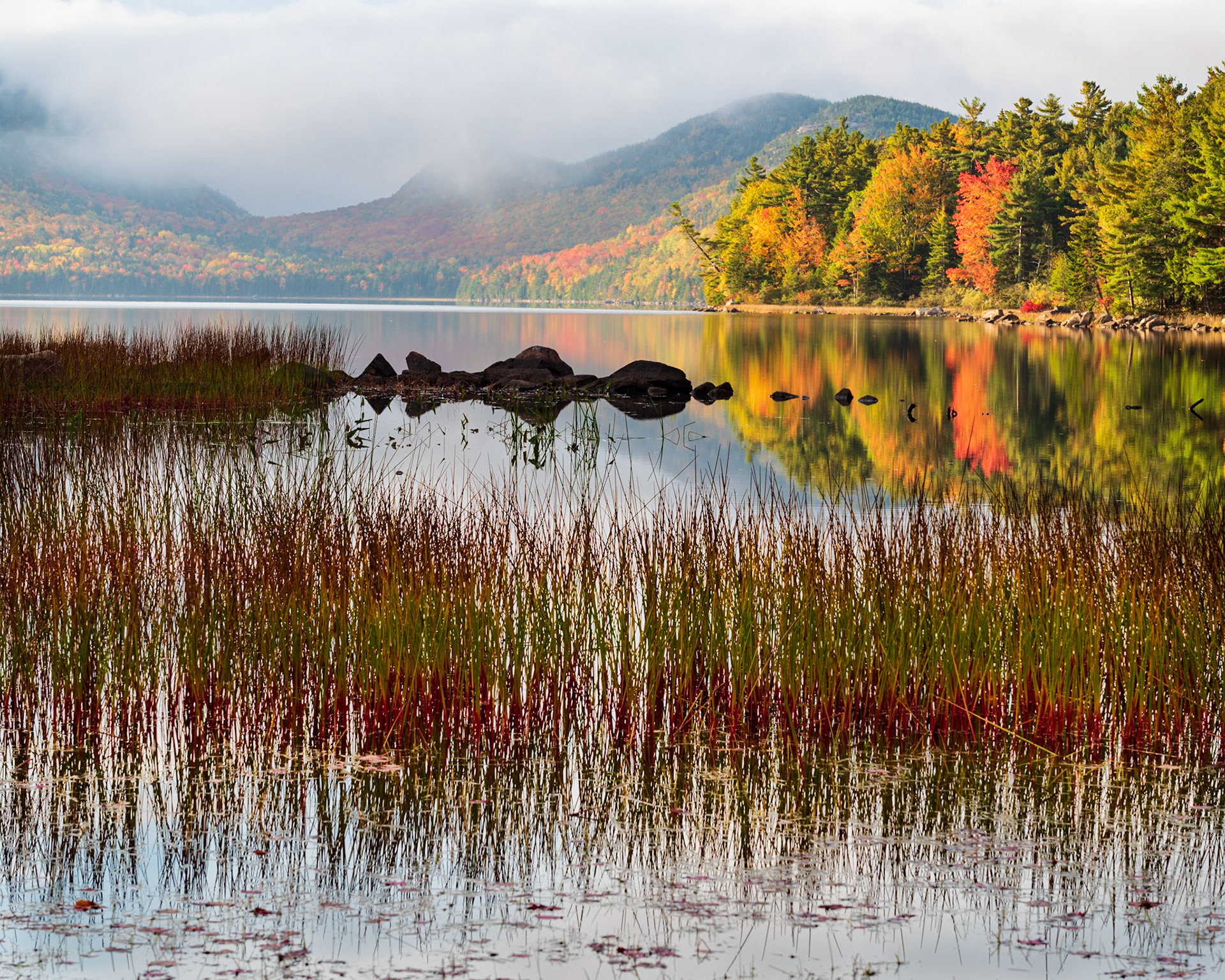 Eagle Lake Color, Acadia NP 2019