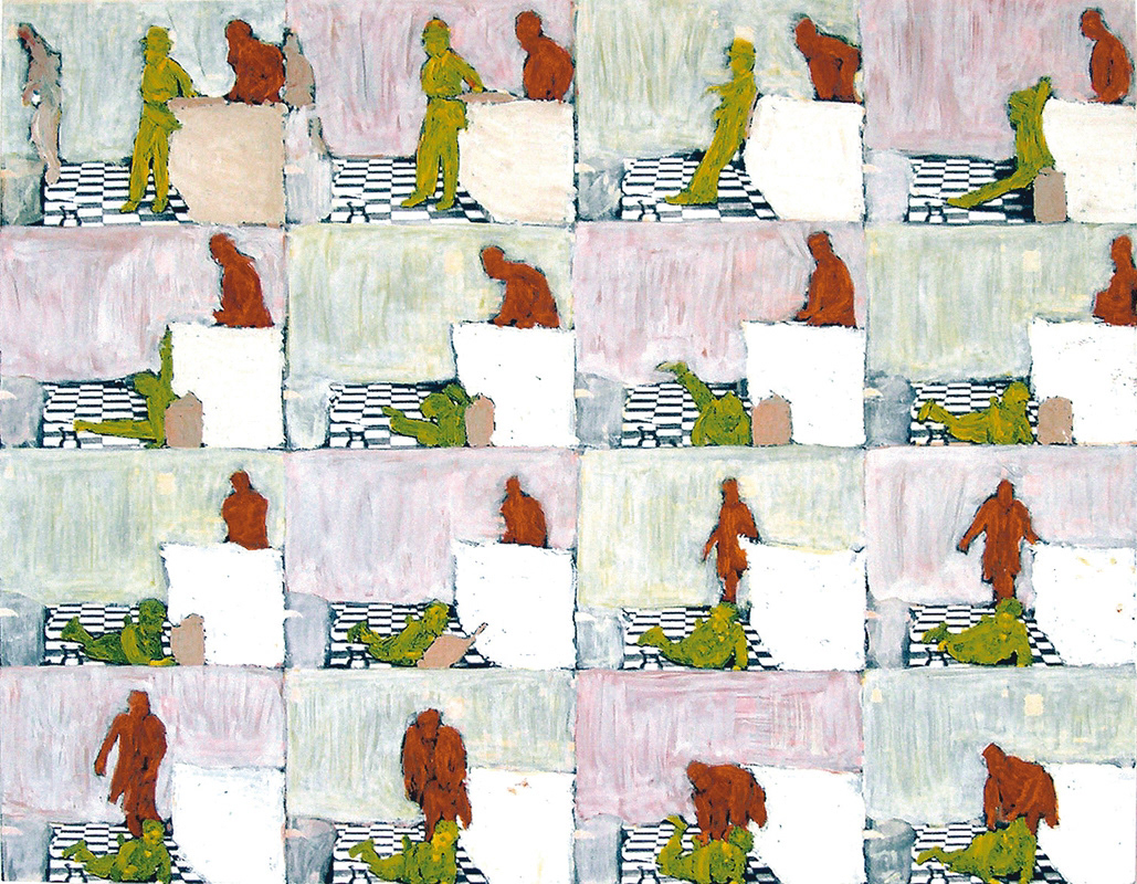 A night out#1 2008 | oil on print | 35 x 45 cm