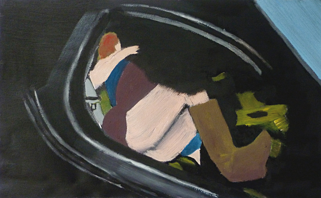 Personality #2 2010 | oil on print |50 x 80 cm