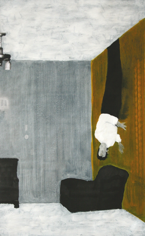 Claustrum#2 2013 | oil on print |65 x 40 cm Claustrum#2 2013 | oil on print |65 x 40 cm