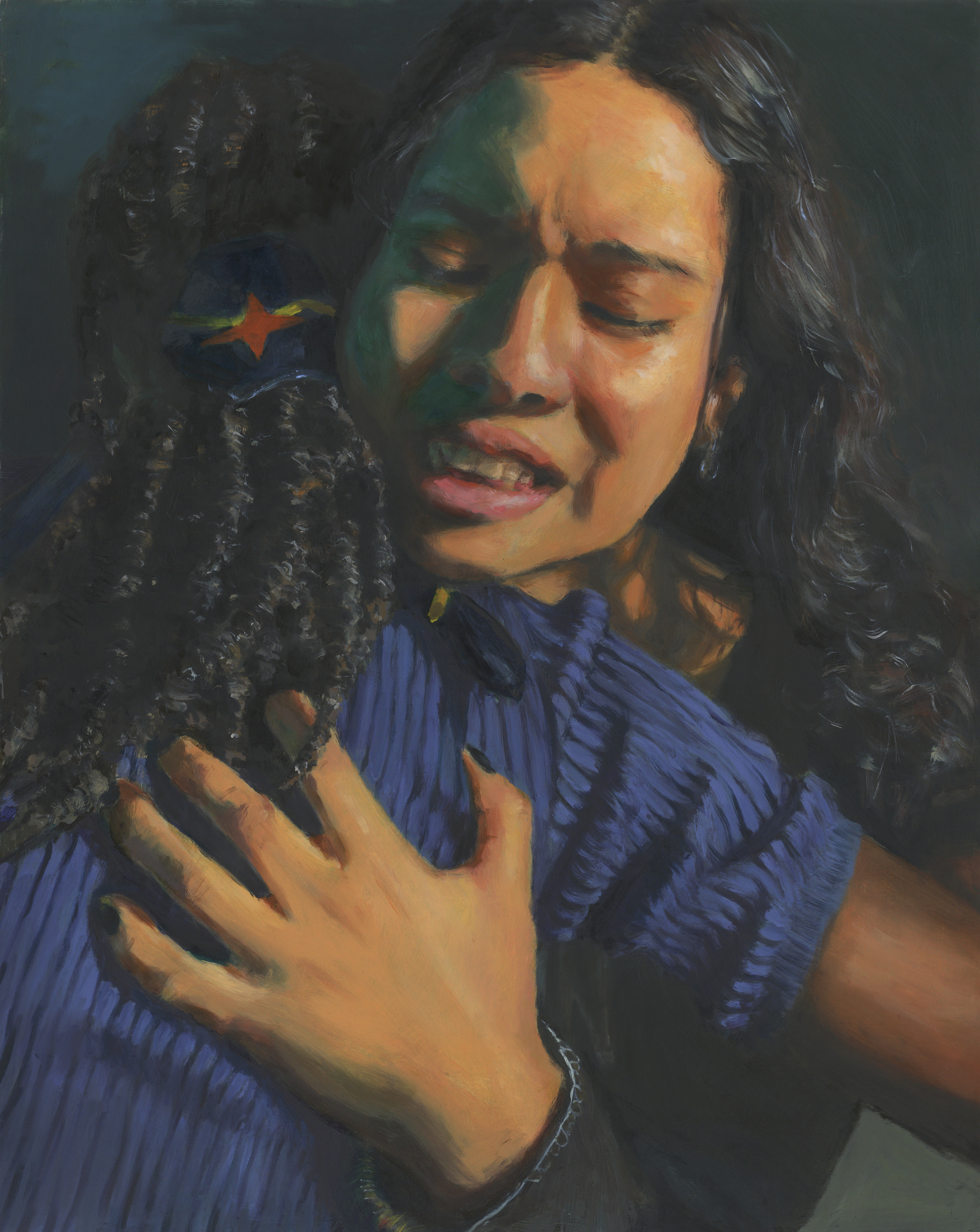 Yesenia, 16x20 Oil on aluminum