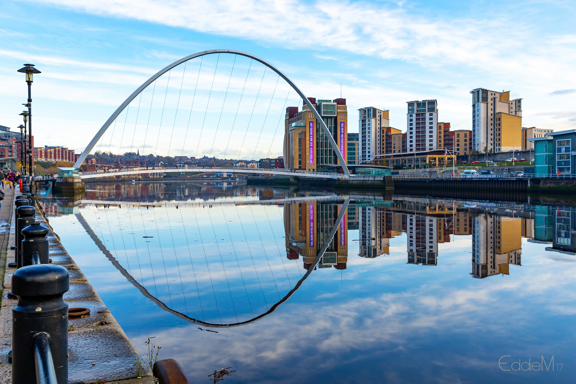 Millennium Bridge and Baltic Centre