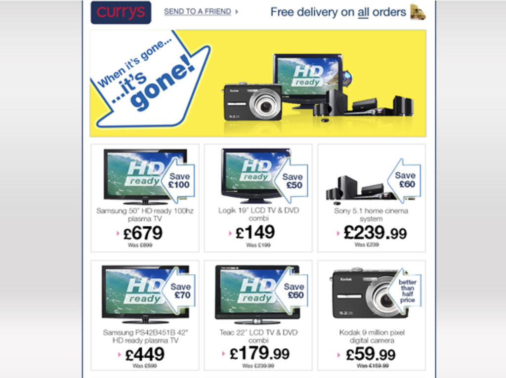 PC World Email Campaign