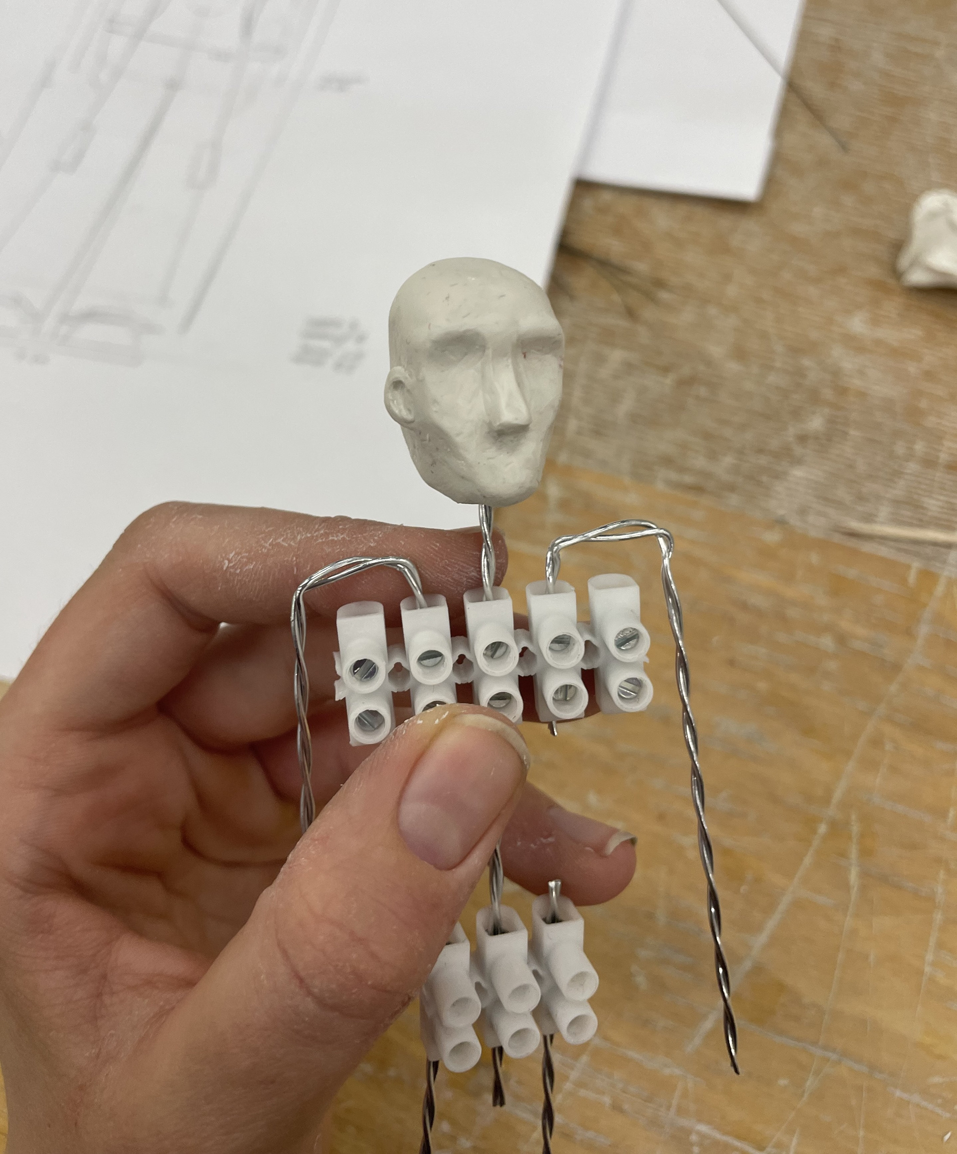 Finished head