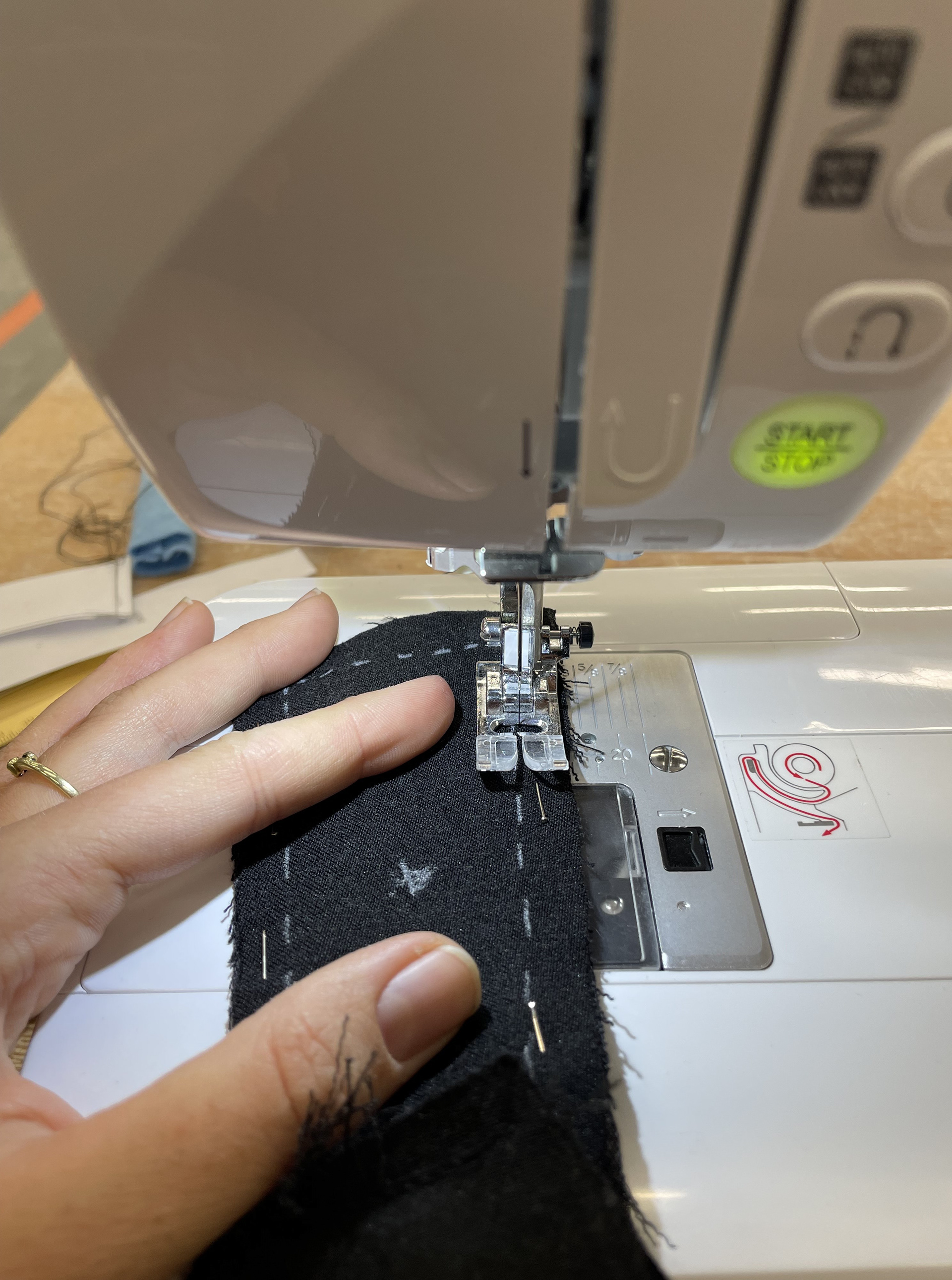 Getting started on making the clothes