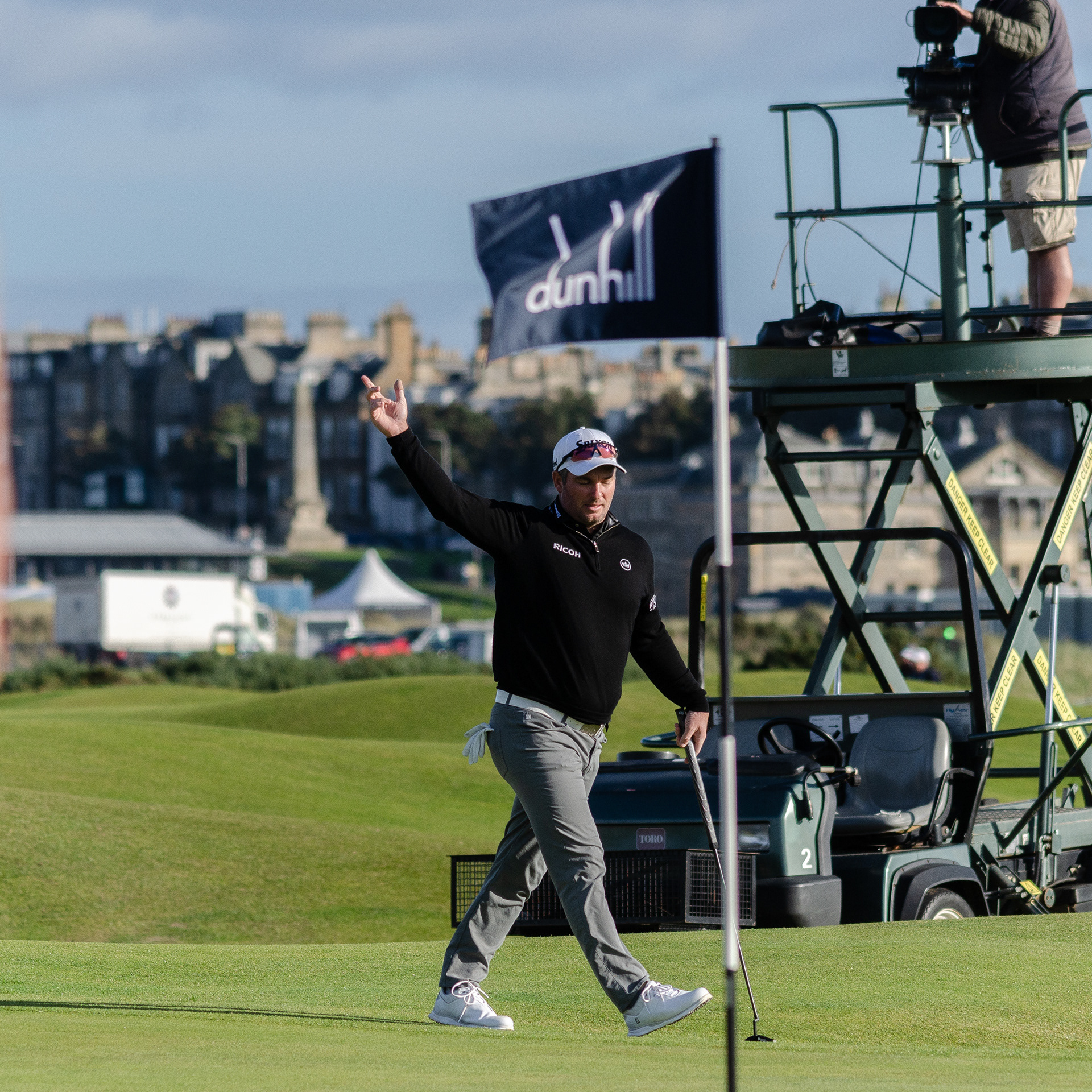 Ryan Fox on the 15th hole during the 2022 Alfred Dunhill Links