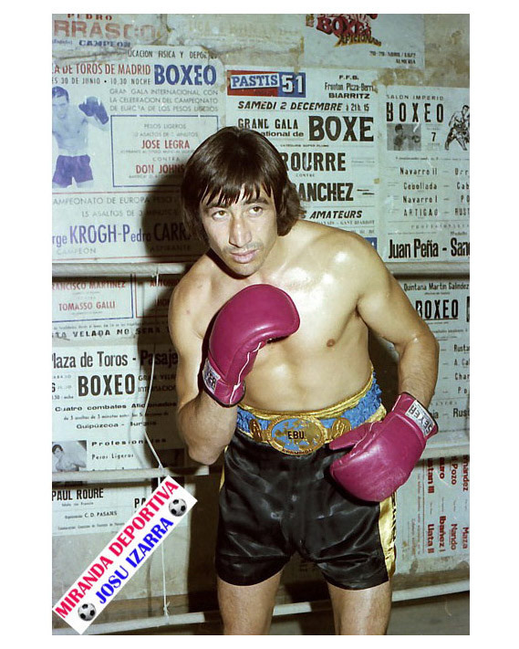 'El Chino', boxeador-Foto de archivo
