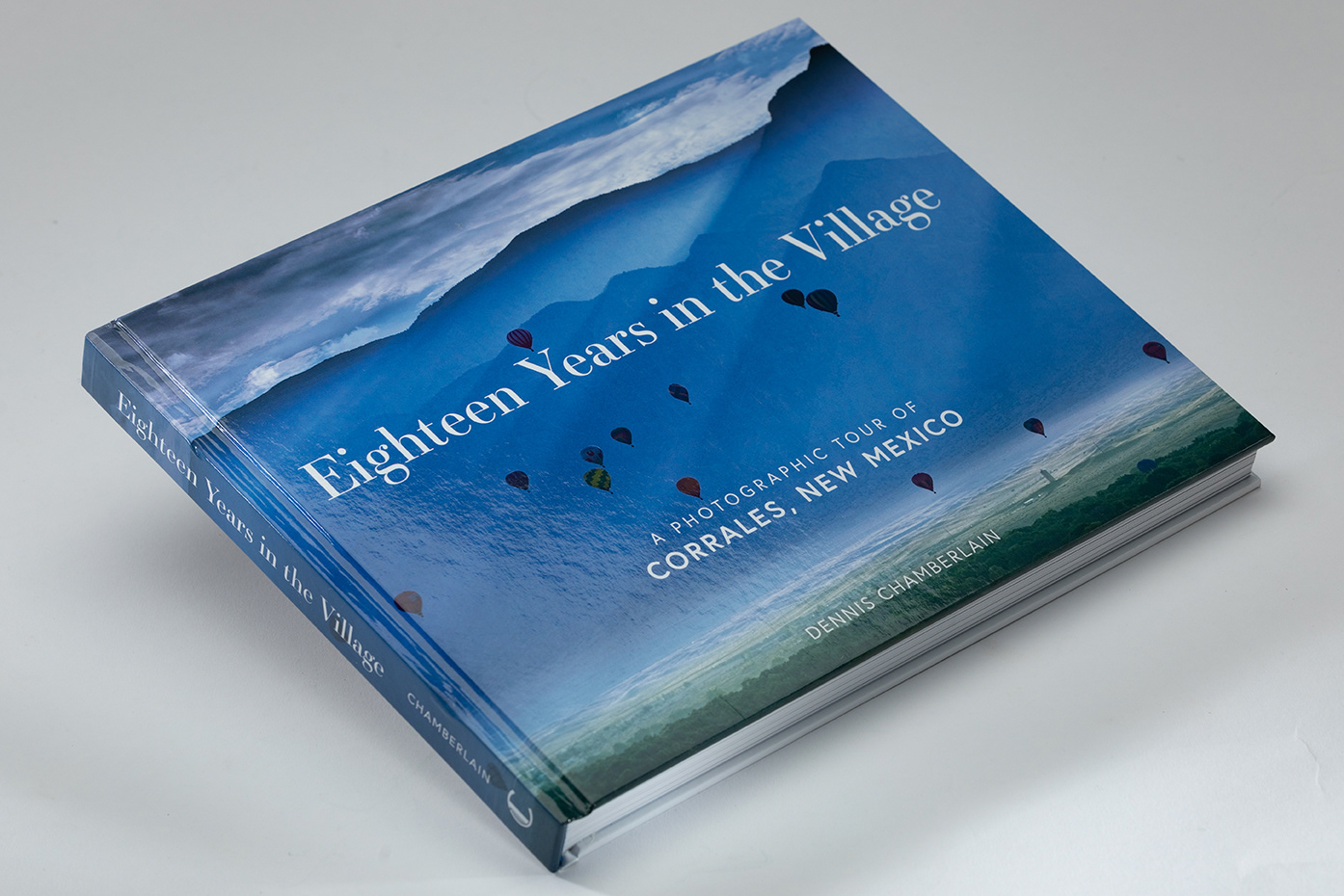 hardcover book with a printed casewrap