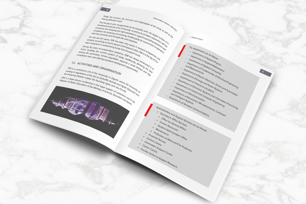 Brochure design for Faculty of electrical engineering and computing