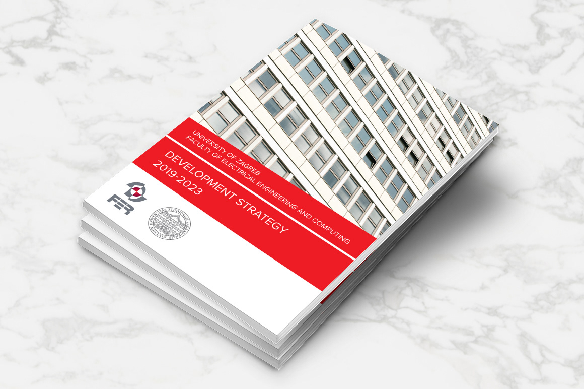 Brochure front cover design for Faculty of electrical engineering and computing