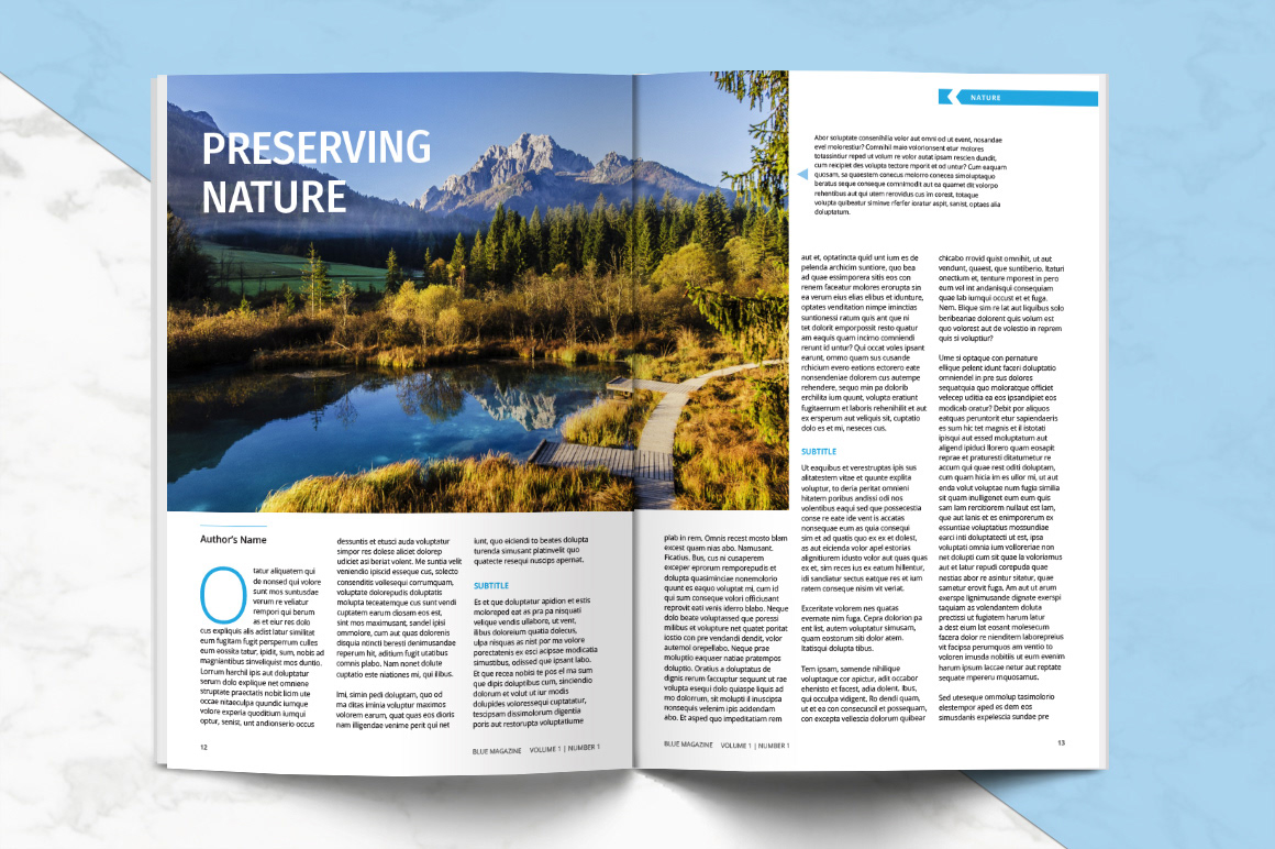 Multipurpose magazine design