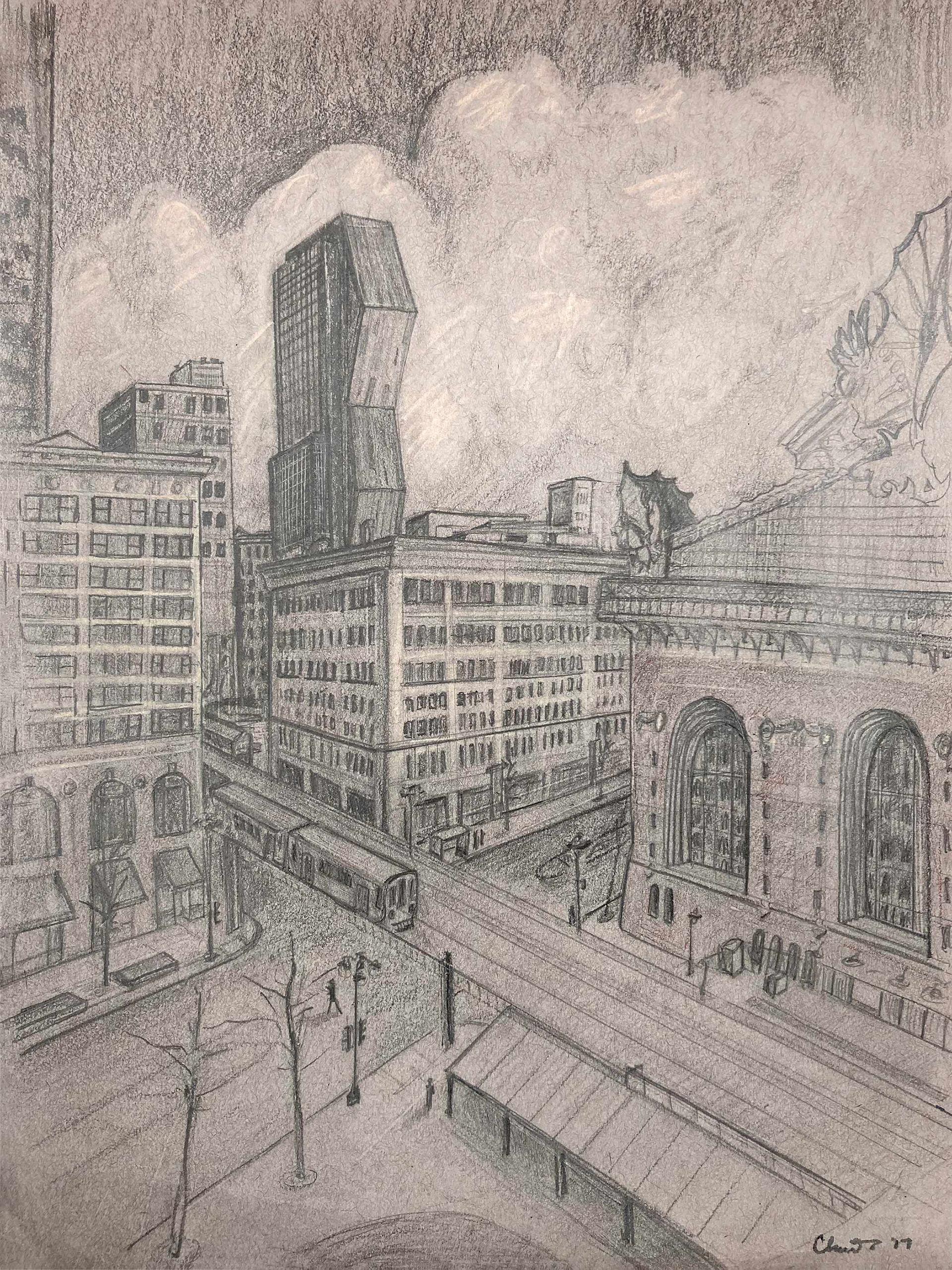 Window View - Pritzker Park, Chicago