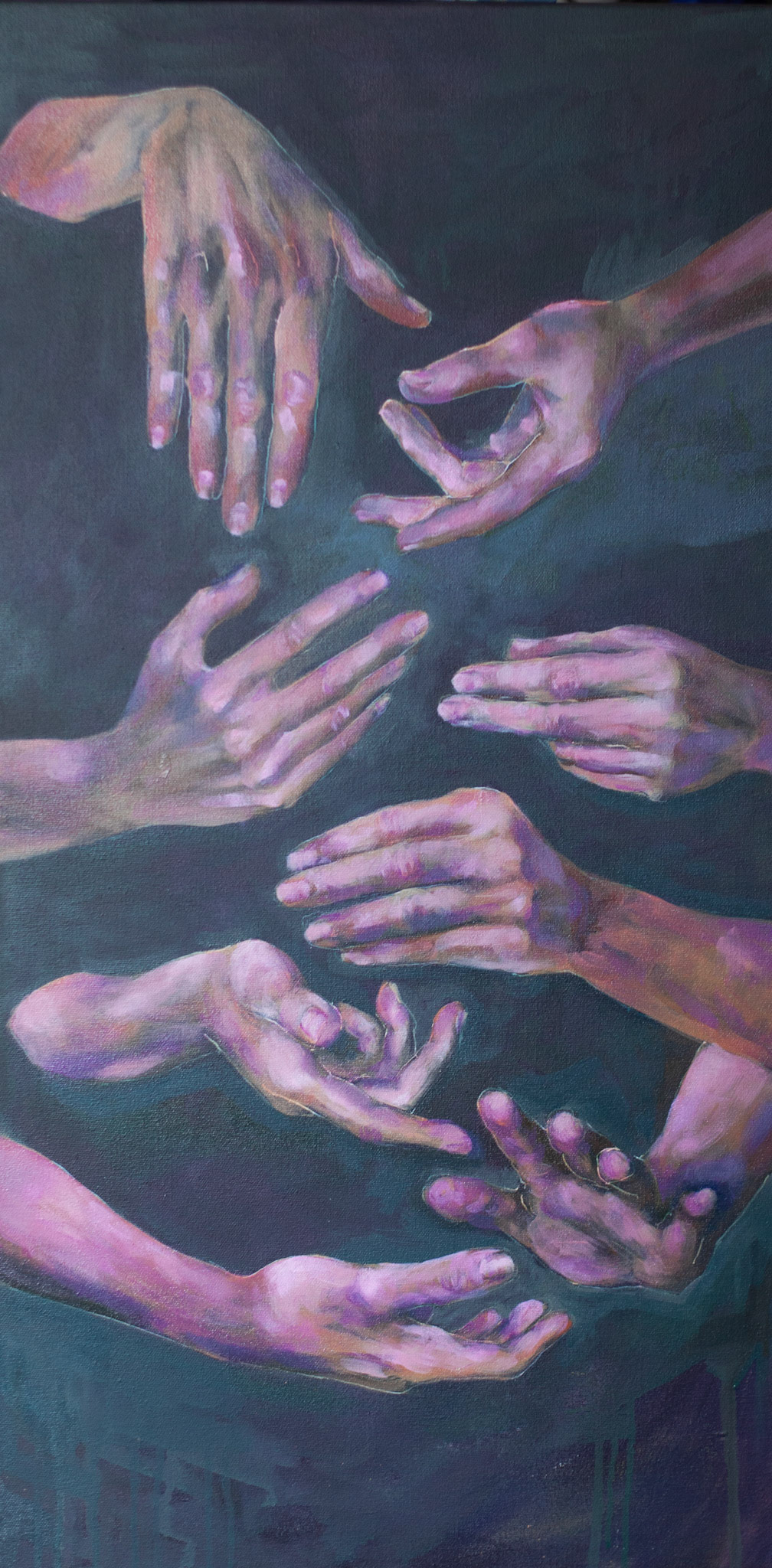 Ölfarbe auf Leinwand, 2024