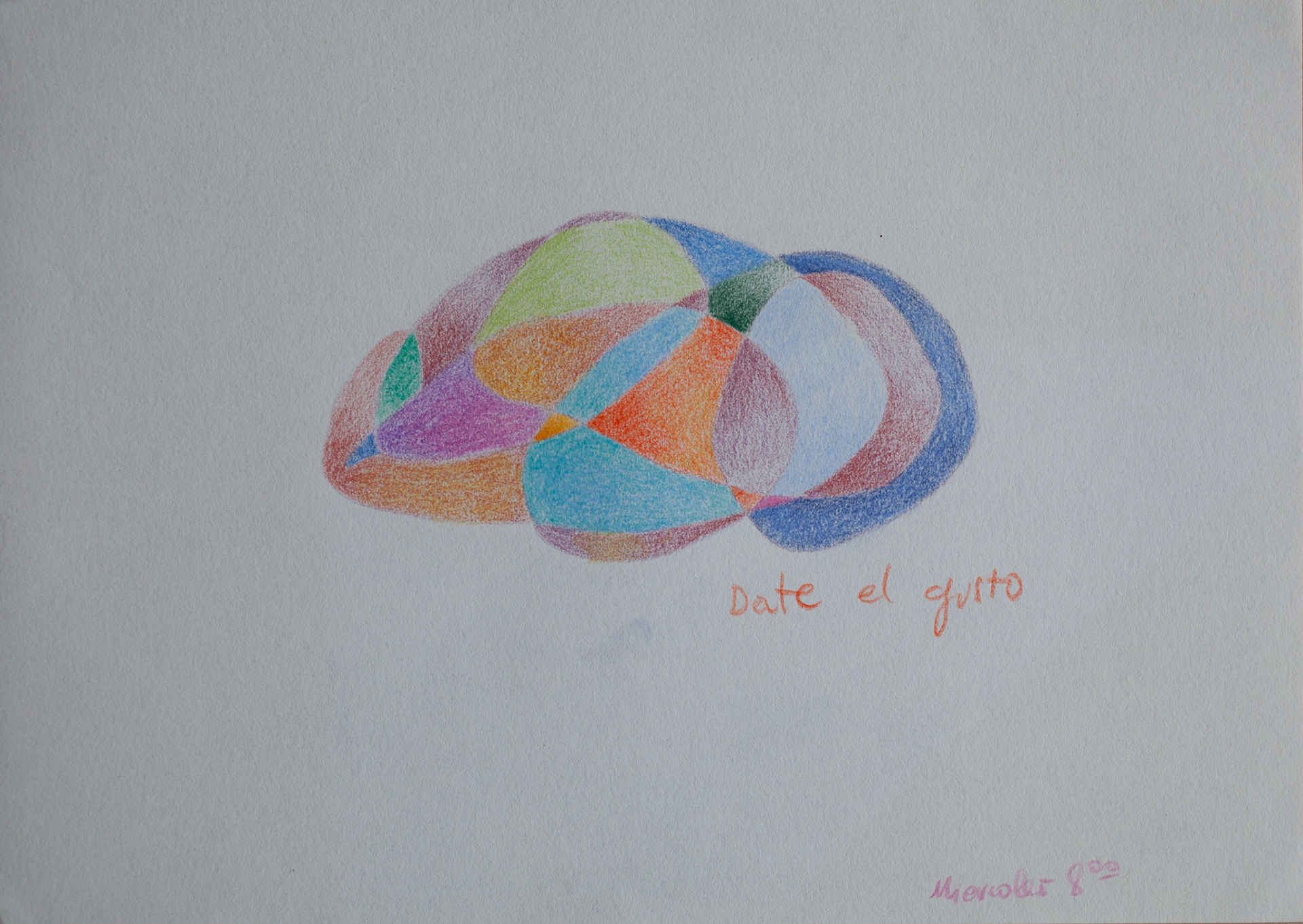 Farbstifte auf Papier, 2024