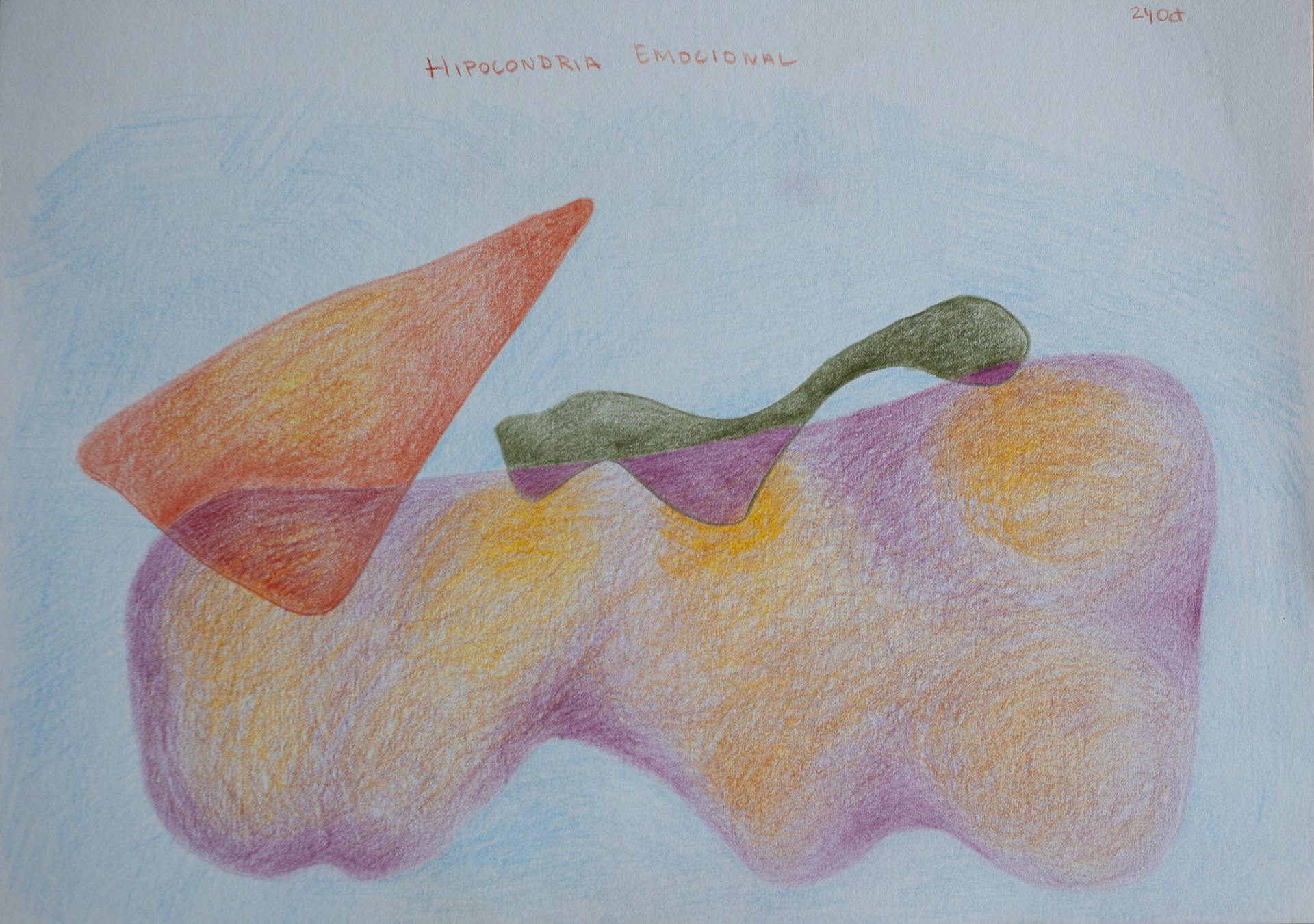 Farbstifte auf Papier, 2024