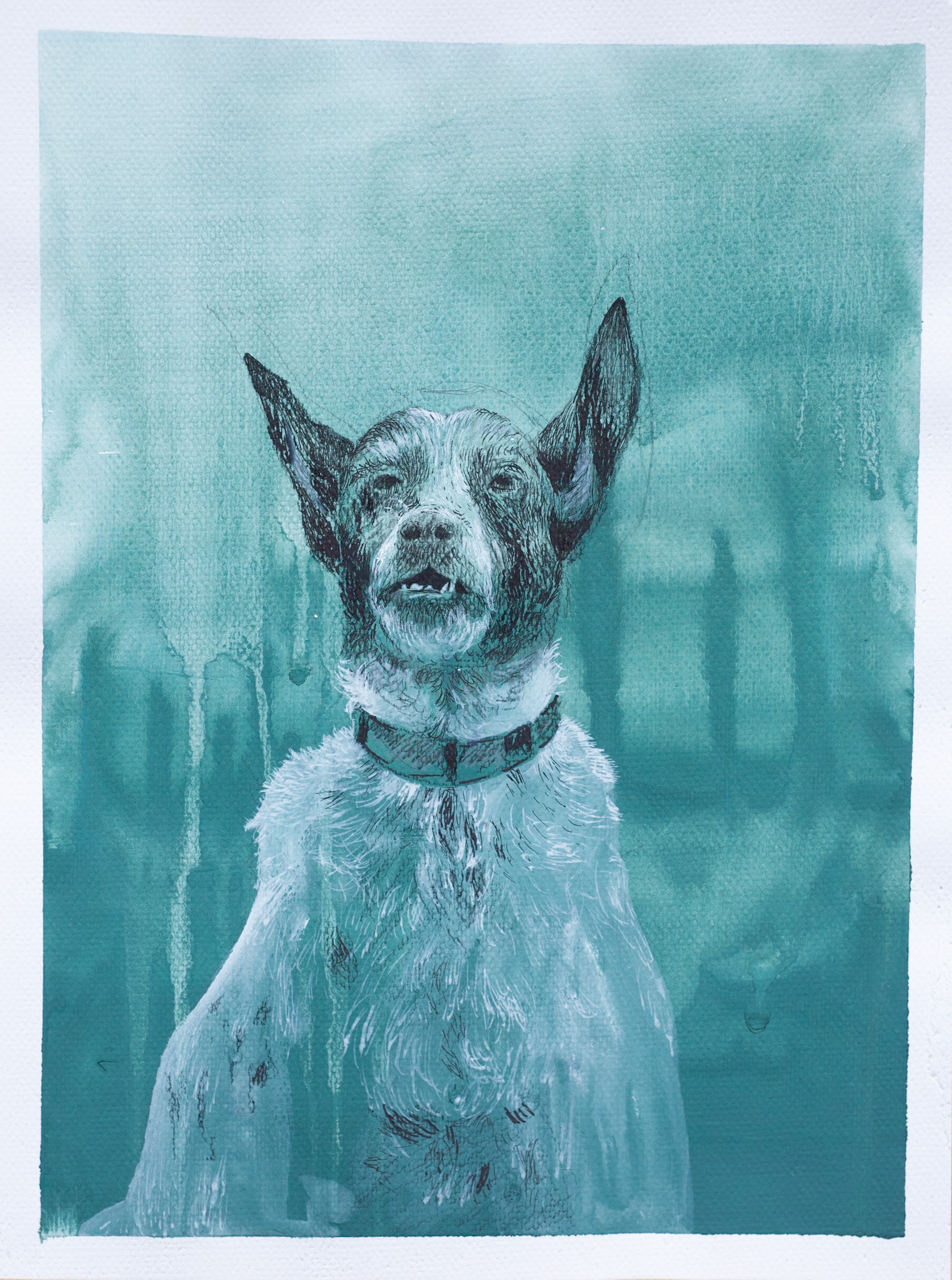 Gouache auf Papier, 2024