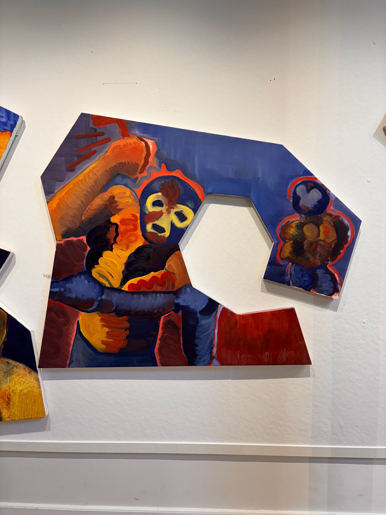 "Blue Jr Jr Jr" 40by50 Inches Oil on Canvas