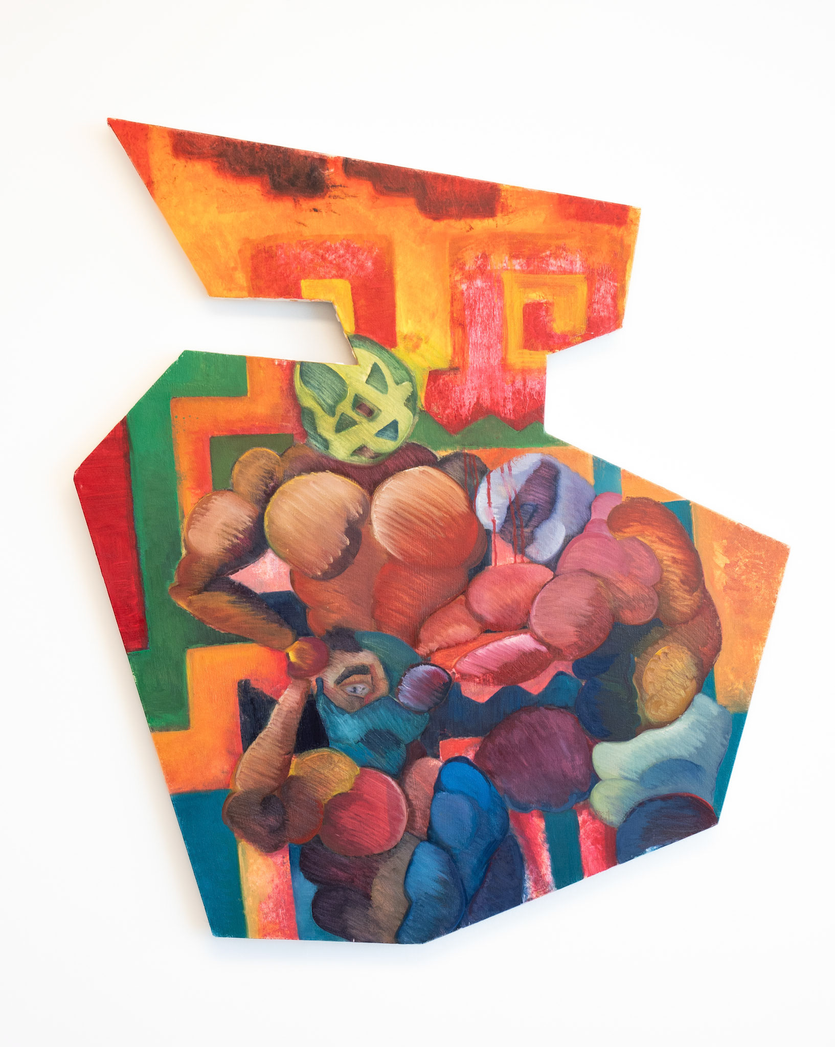 "Bottled Macho" Oil on Canvas Stretched on custom frame