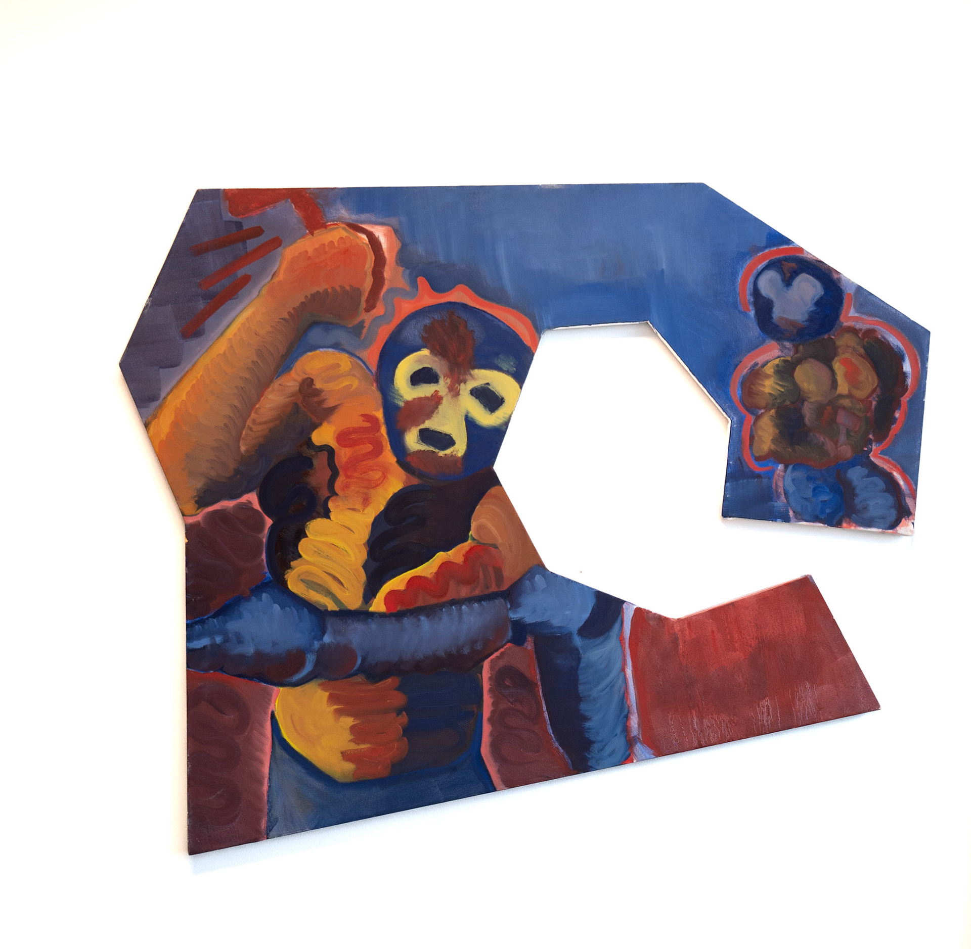 "Bue Jr. Jr. Jr." Oil on Canvas Stretched on custom frame