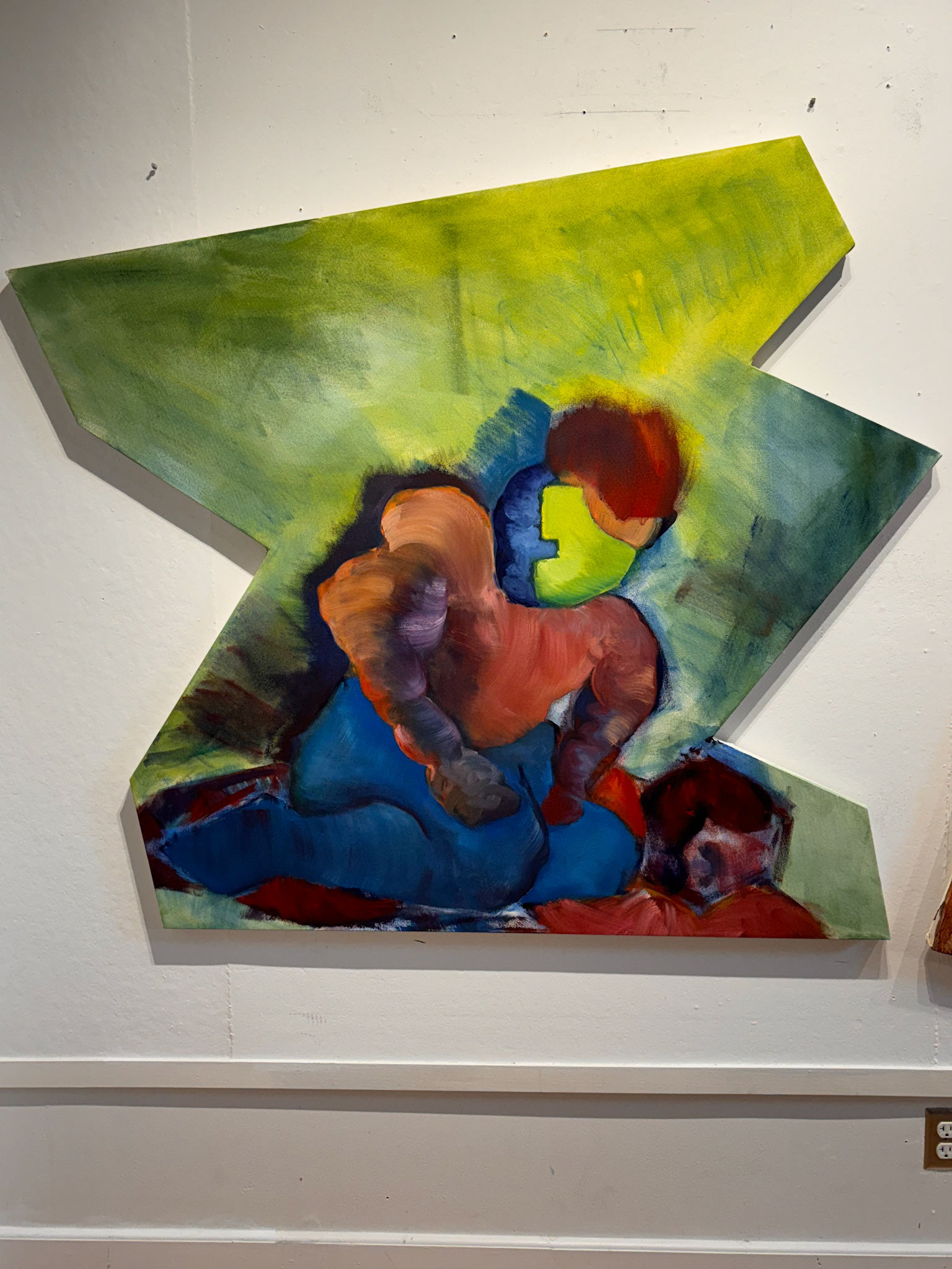 "The sight of Victory" 40by40 inches Oil on Canvas