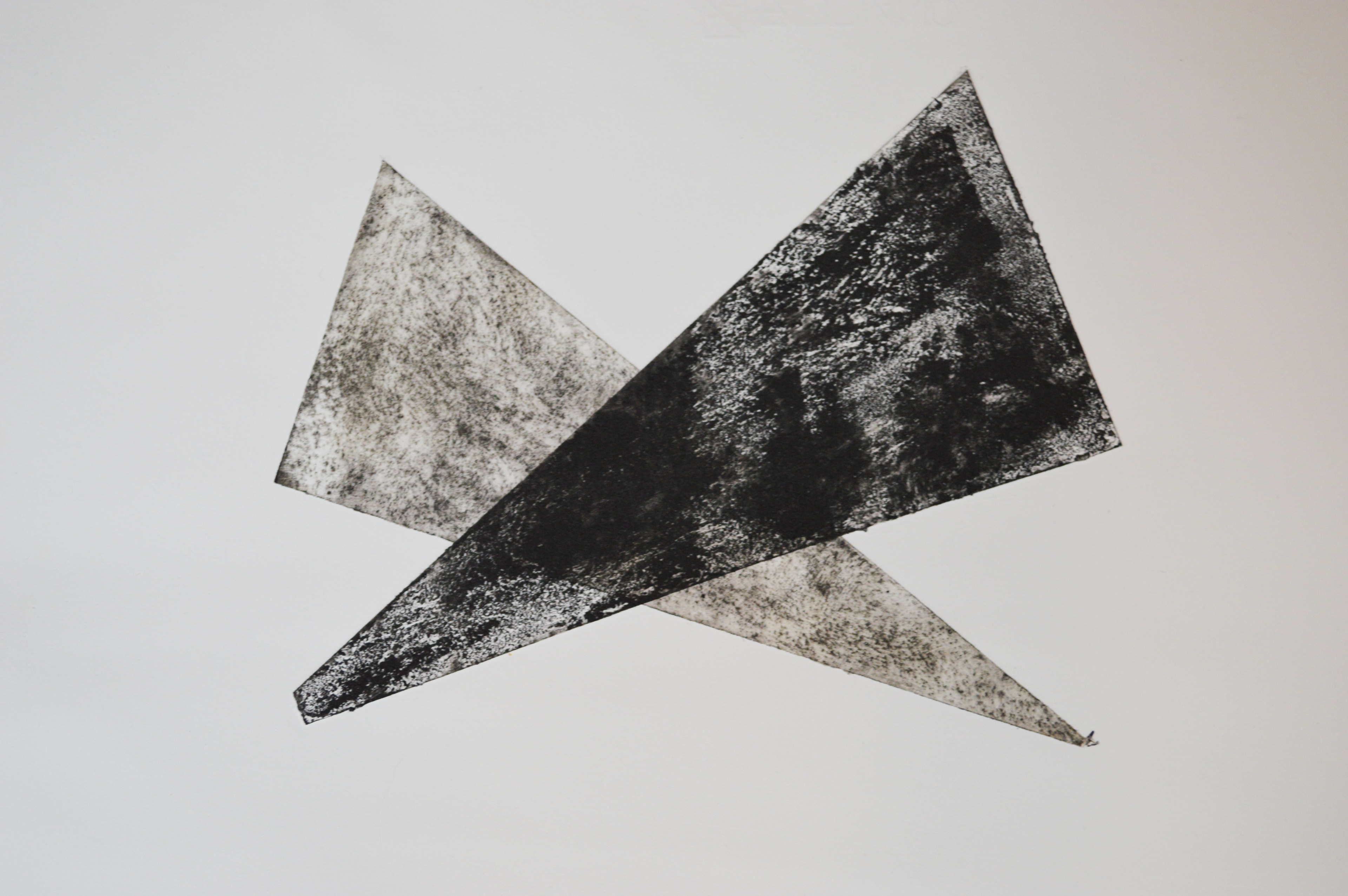 Geometric Forms (medium and coarse Carborundum test.)