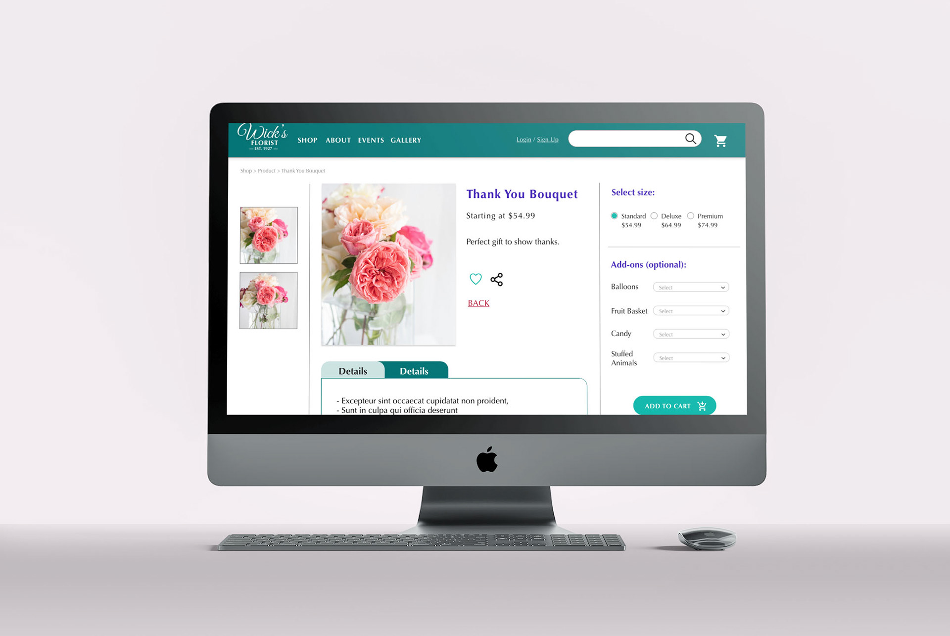 Product page.
