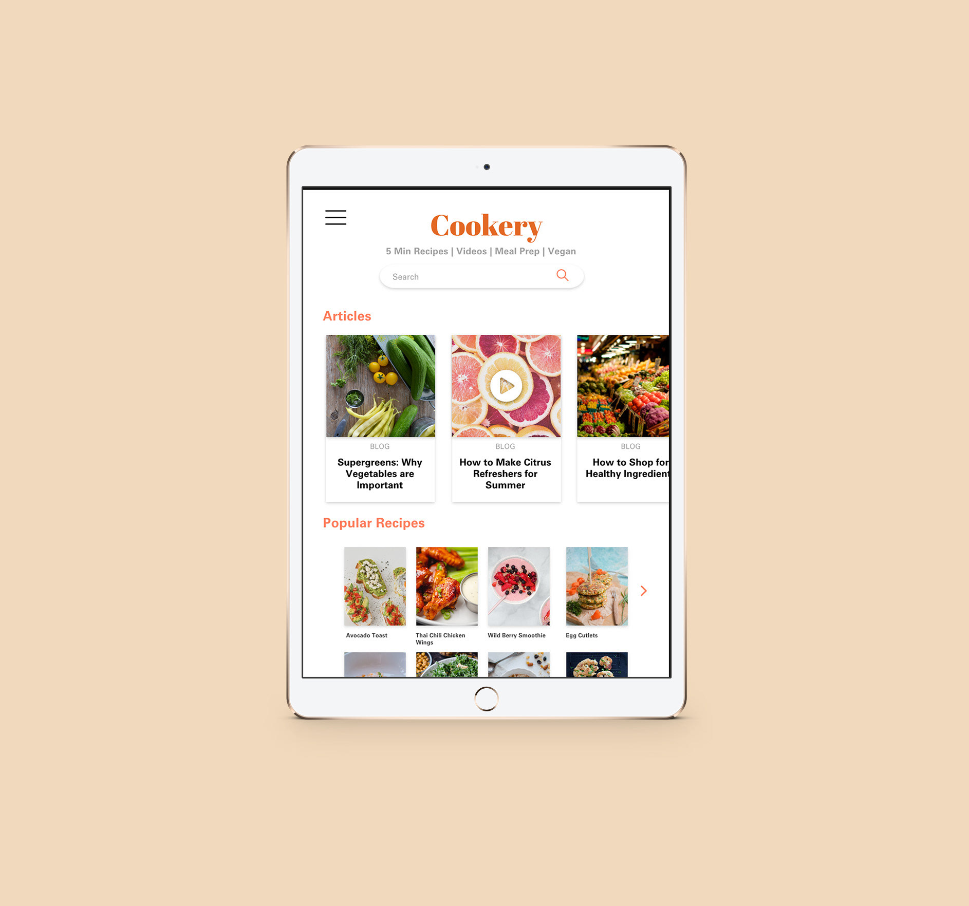 Tablet view 1