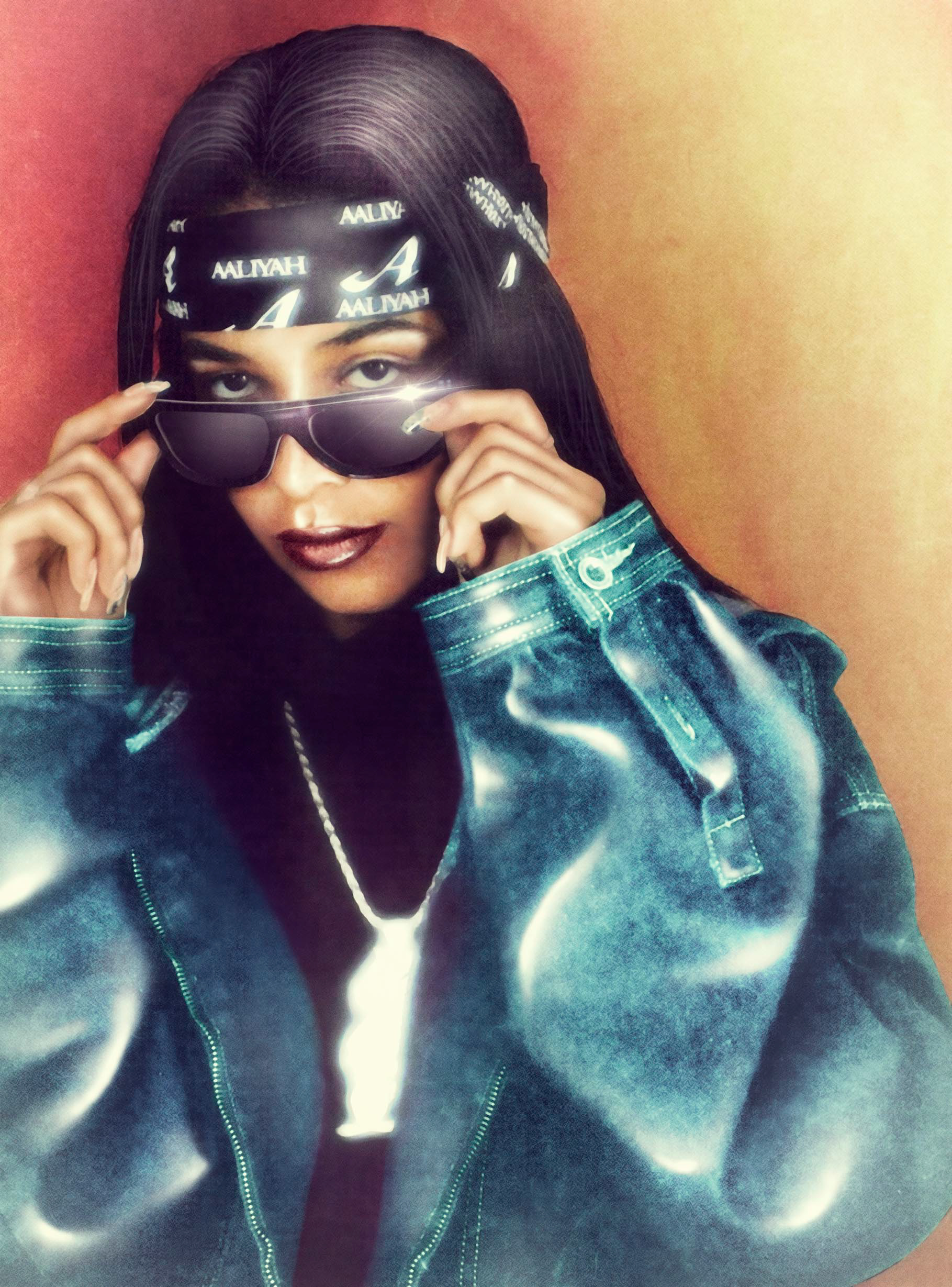 aaliyah airbrush shirt