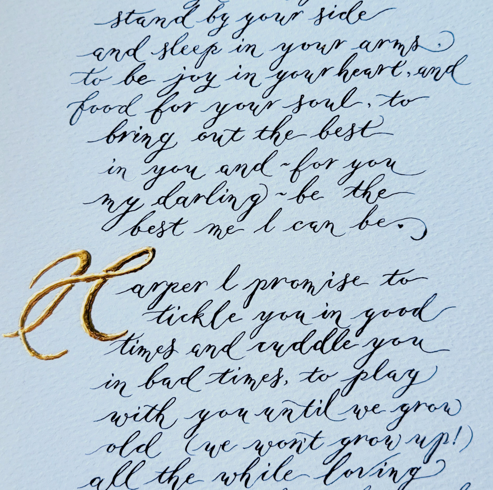 Modern calligraphy style font
