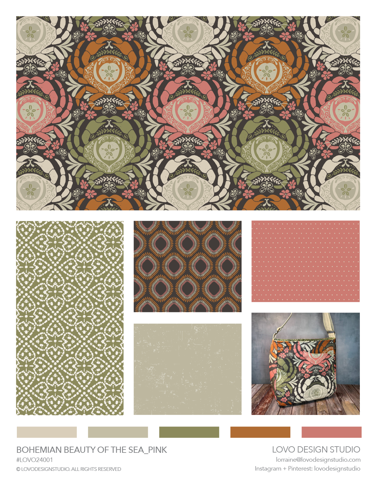 Bohemian Beauty of the Sea_Pink • LOVO24001