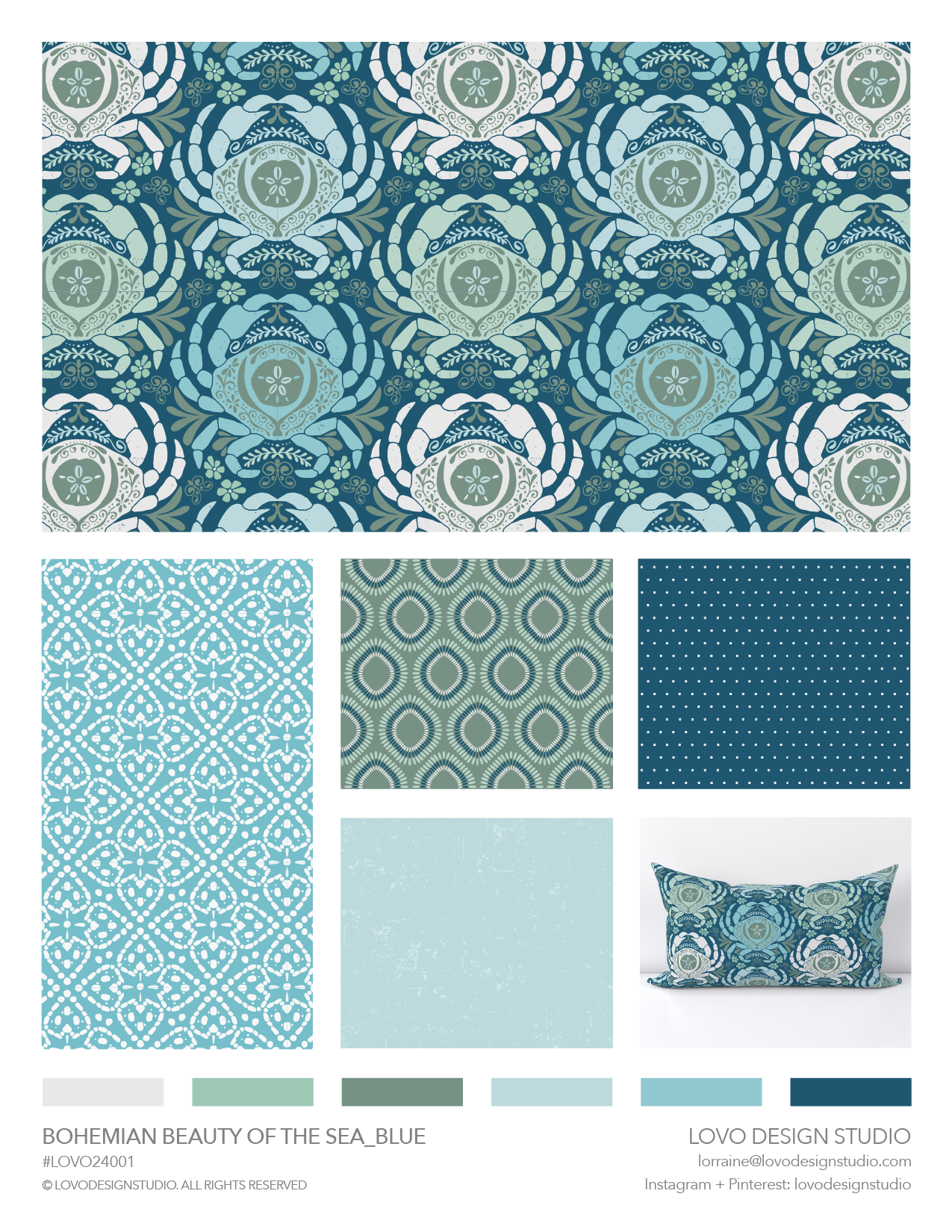 Bohemian Beauty of the Sea_Blue • LOVO24001