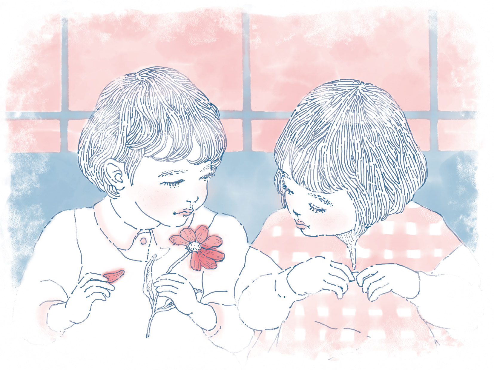 挿絵 すきっと vol.35 平葉子 「胸の奥にこの花あるかぎり」