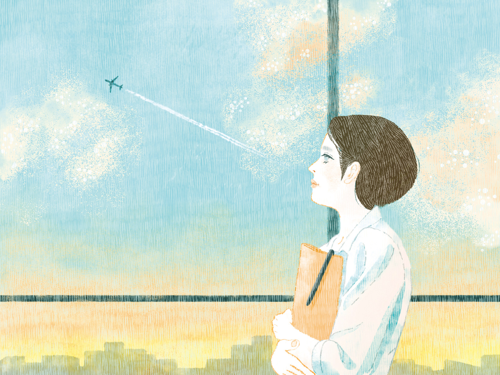 挿絵 すきっと vol.37 平葉子 「胸の奥にこの花あるかぎり」
